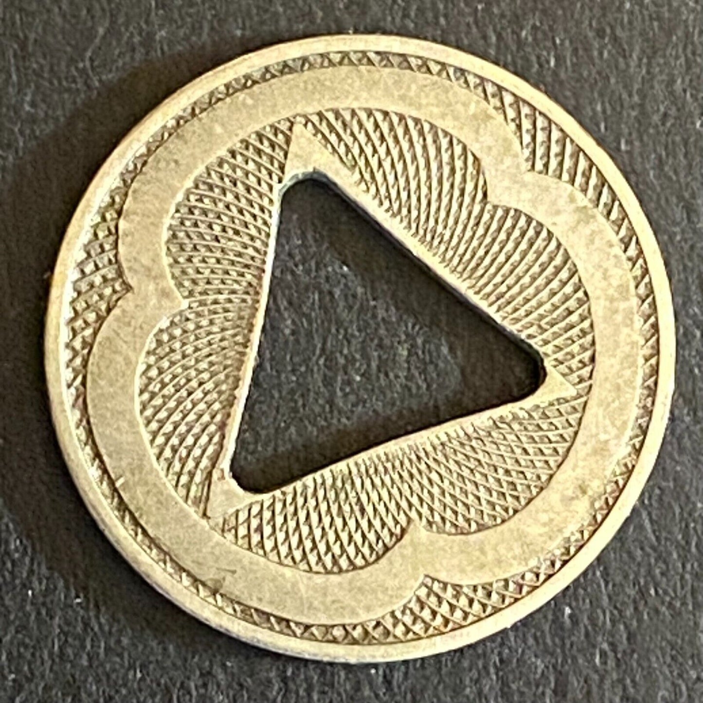St. Joseph RY. LT. HT. & PR. Co. Full Fare Transit Token 16mm Triangle Cut Out