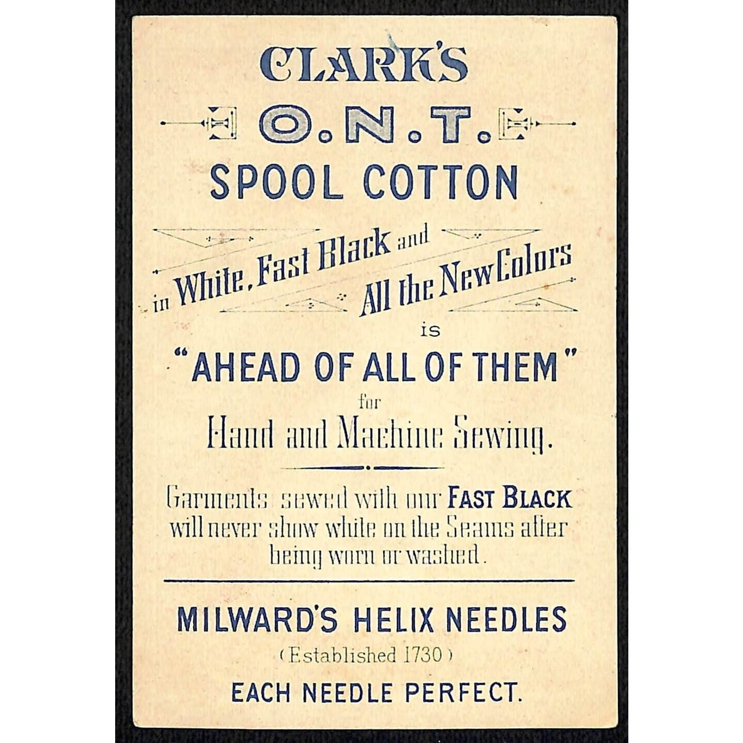 J & P. Coats Thread Victorian Trade Card - Many Happy Kids Pose Around Spool