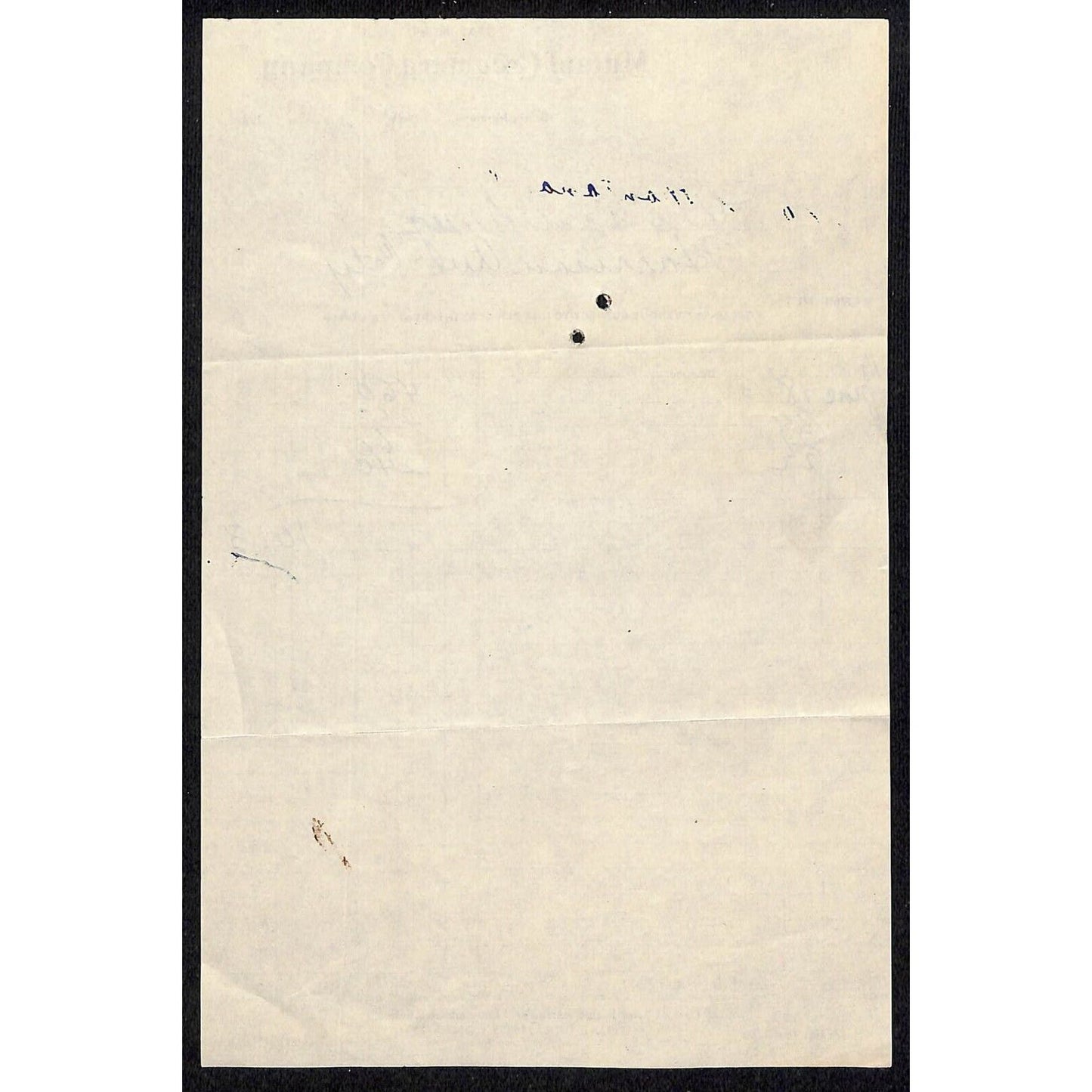 Mutual Creamery Co. Butter Butte Montana c1933 Billhead Letterhead - Wilson Drug
