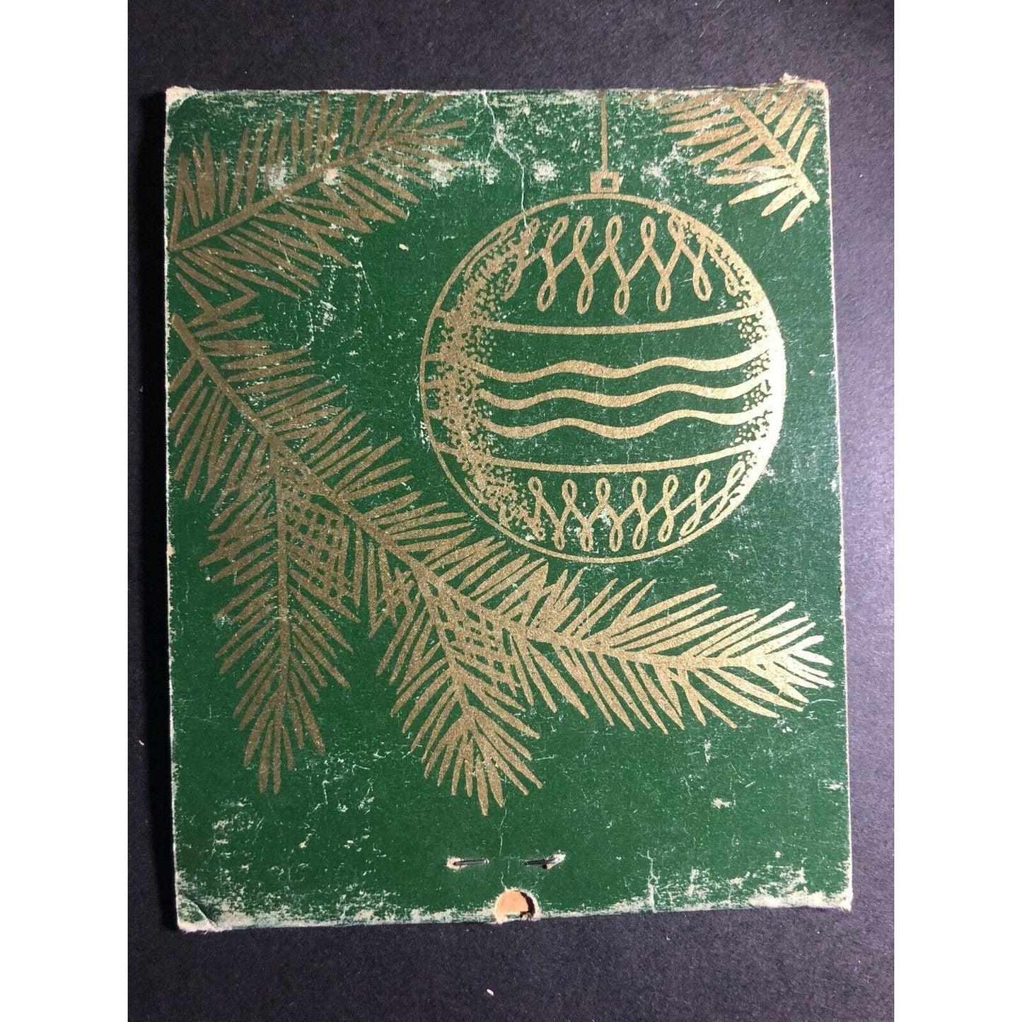 Giant Stuft Shirt Restaurant Printed Stick Christmas Matchbook c1950's-60s