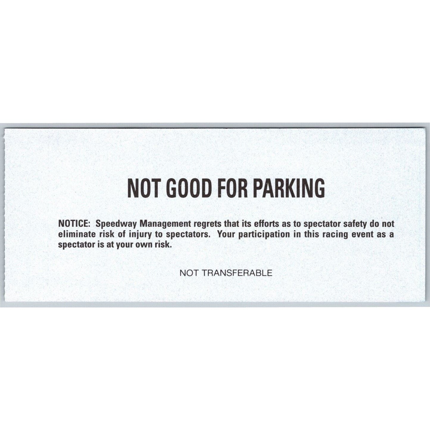 2000 Indy 500 Practice Day Hulman Terrace Ticket Stub Indianapolis #47