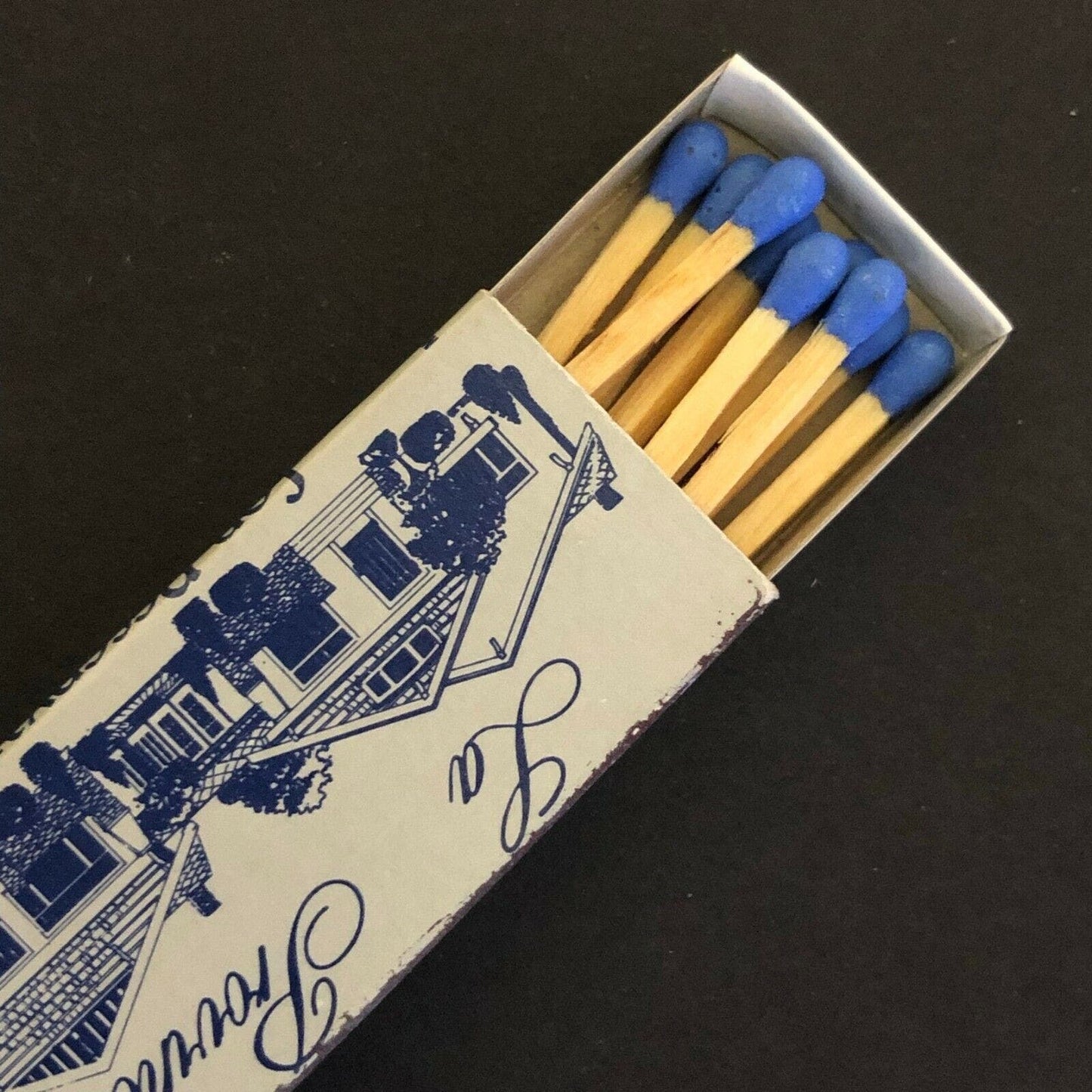 c1960's-70's Wooden Matchbox Matchbook "La Province" Restaurant Santa Rosa, CA