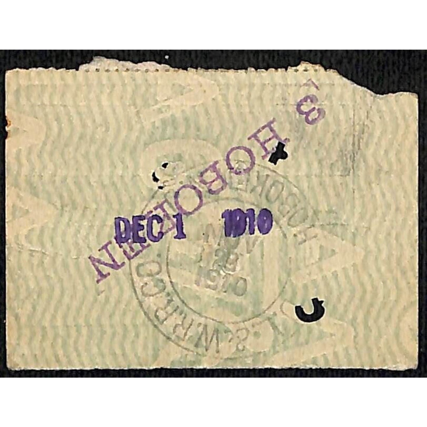 1910 Delaware Lackawanna & Western Railroad Ticket Chicago St. Paul #2690