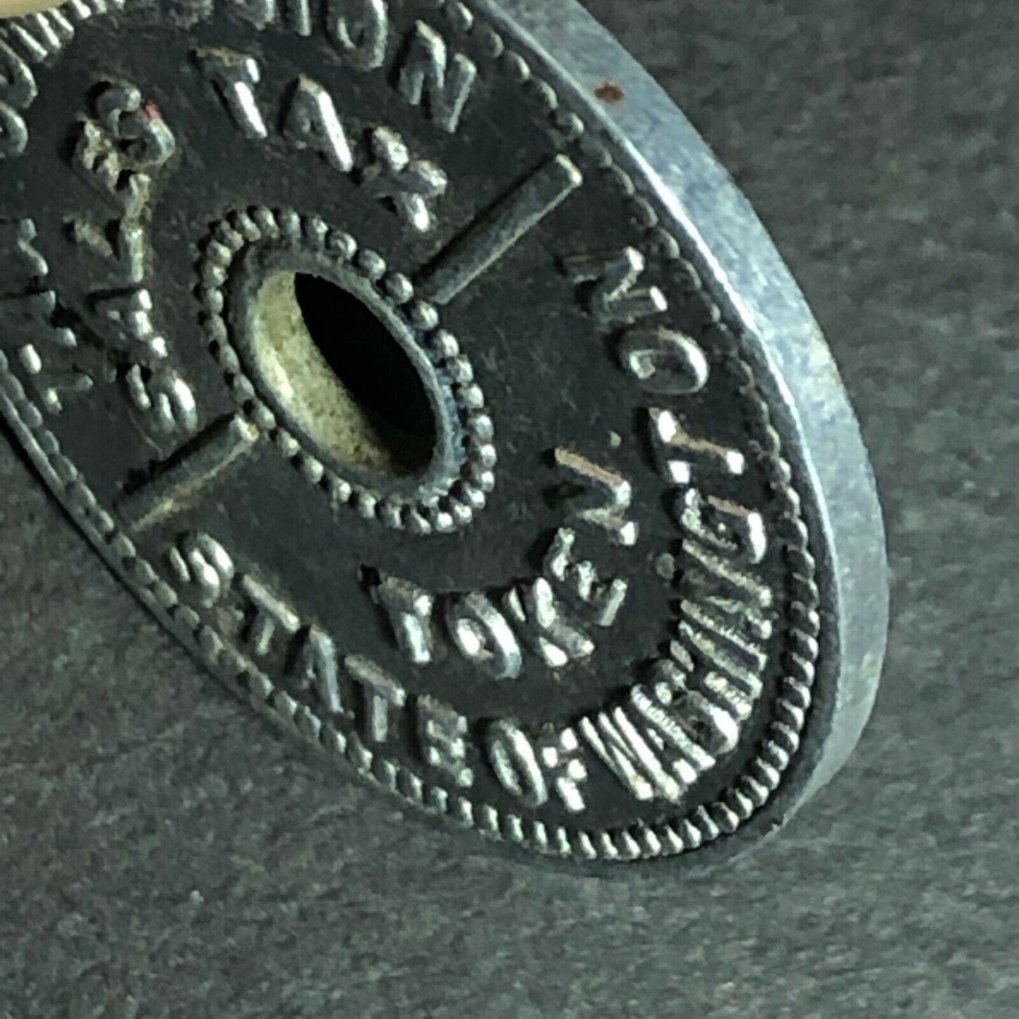 22.7mm c1930's Aluminum State of Washington Sales Tax Commission Token