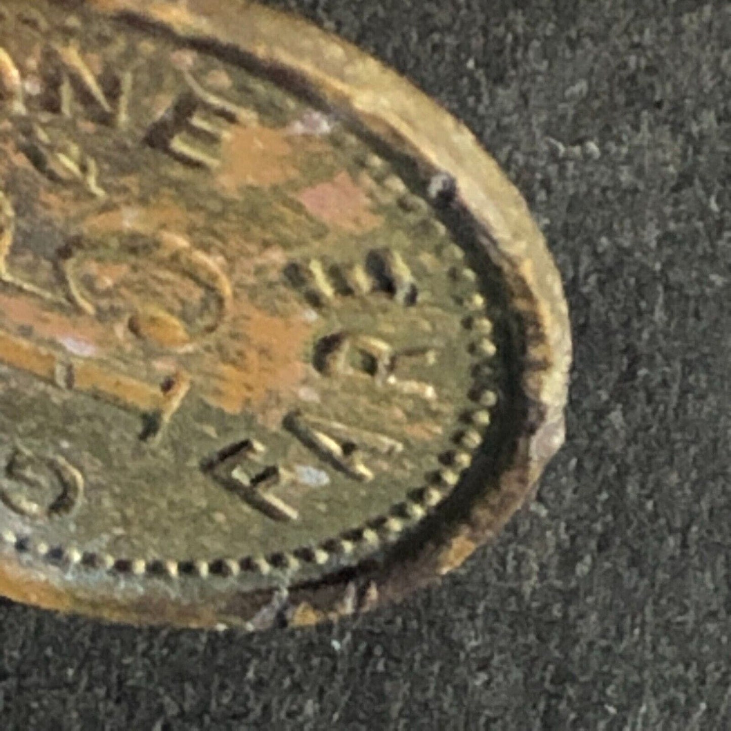 H.T.B. Line (Hill Top Bus Line Beaver Falls, PA) Brass 15¢ Token 18mm c1937