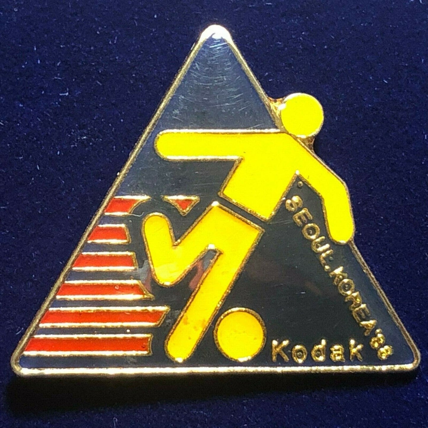 Vintage Kodak Lapel Hat Pin 1988 Seoul Olympics - Soccer