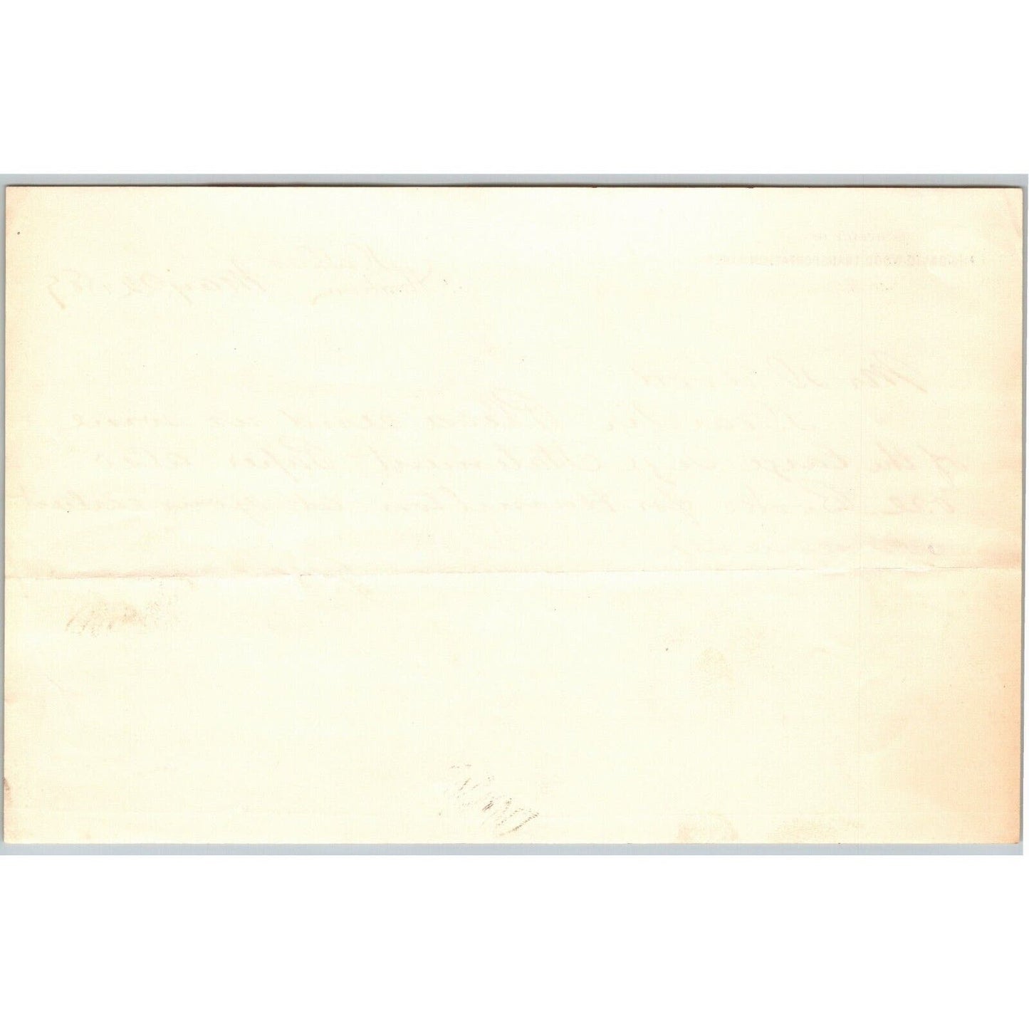 1889 Montrose, CO "David Wood Transportation Lines" Letterhead re: Send Paper