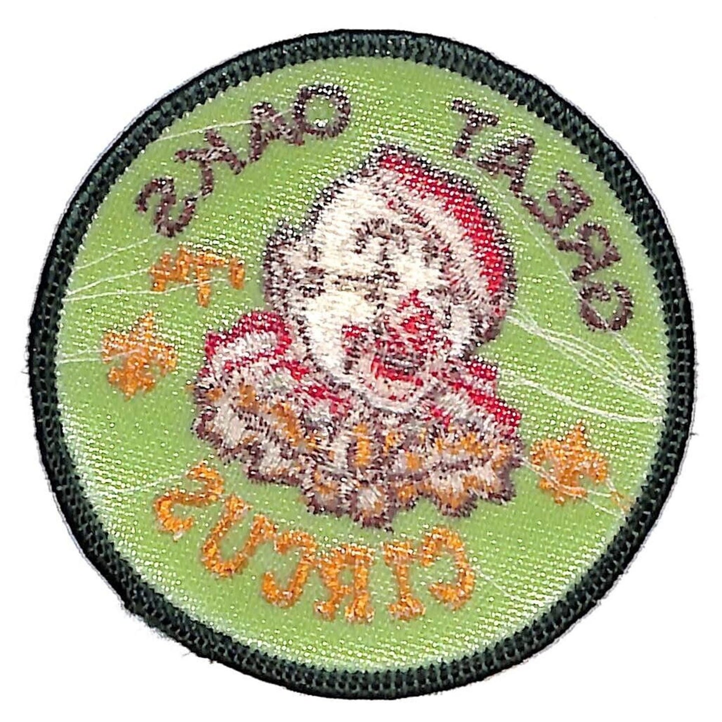 BSA Patch Great Oaks Circus Clown '74 1974 VGC - Scarce