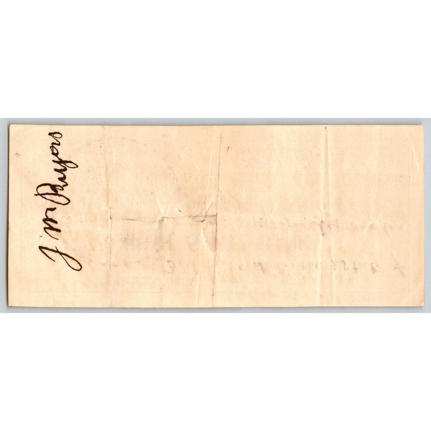 Nardin, Oklahoma Territory 1905 "Home State Bank" Estate Check w/ Big Bold Stamp