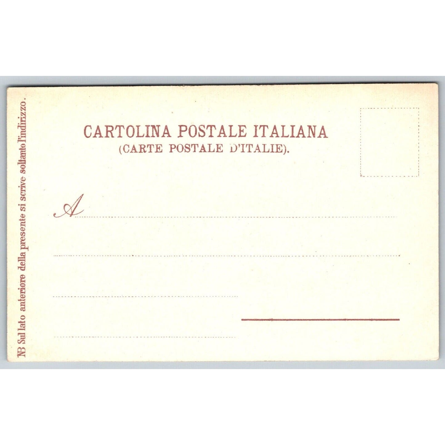 Italian Postcard Amalfi Panorama Coastline Overview 1901-1907 NP VGC
