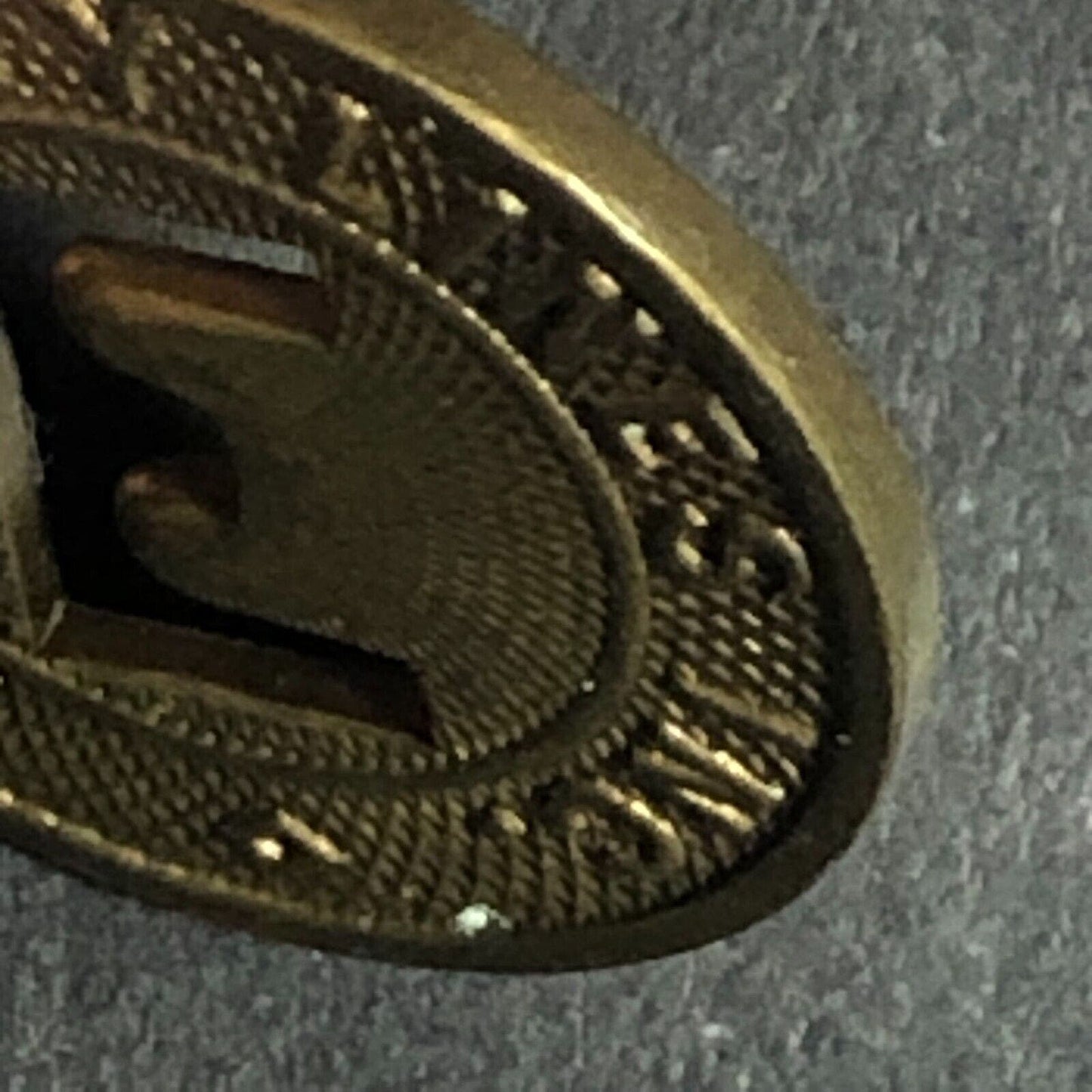 Everett City Lines (WA) G/F One Fare 16mm Brass Token "E" Cut Out Scarce