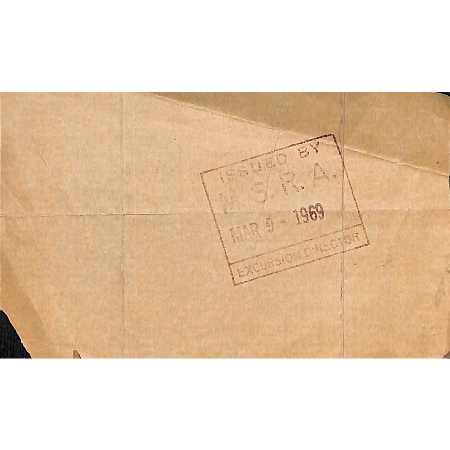 1969 "First Steam of Spring via Grand Truck Western Railroad Souvenir Ticket