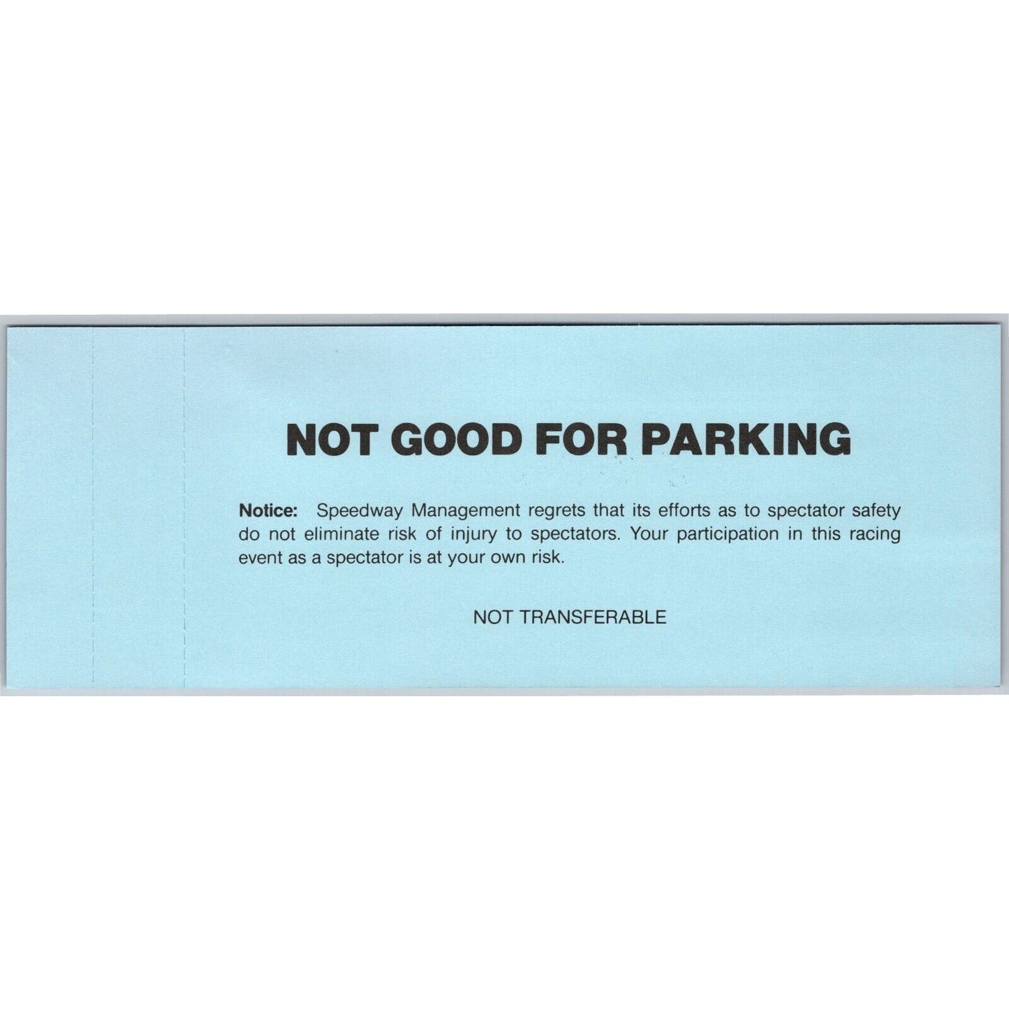 1996 Indy 500 Practice Day Tower Suites Unused Ticket Indianapolis #9