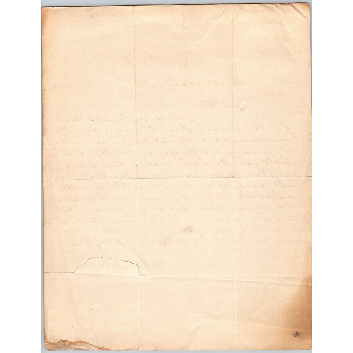 c1883 Strong & Middlebrook David Wood (Transportation Lines) Mining Letterhead