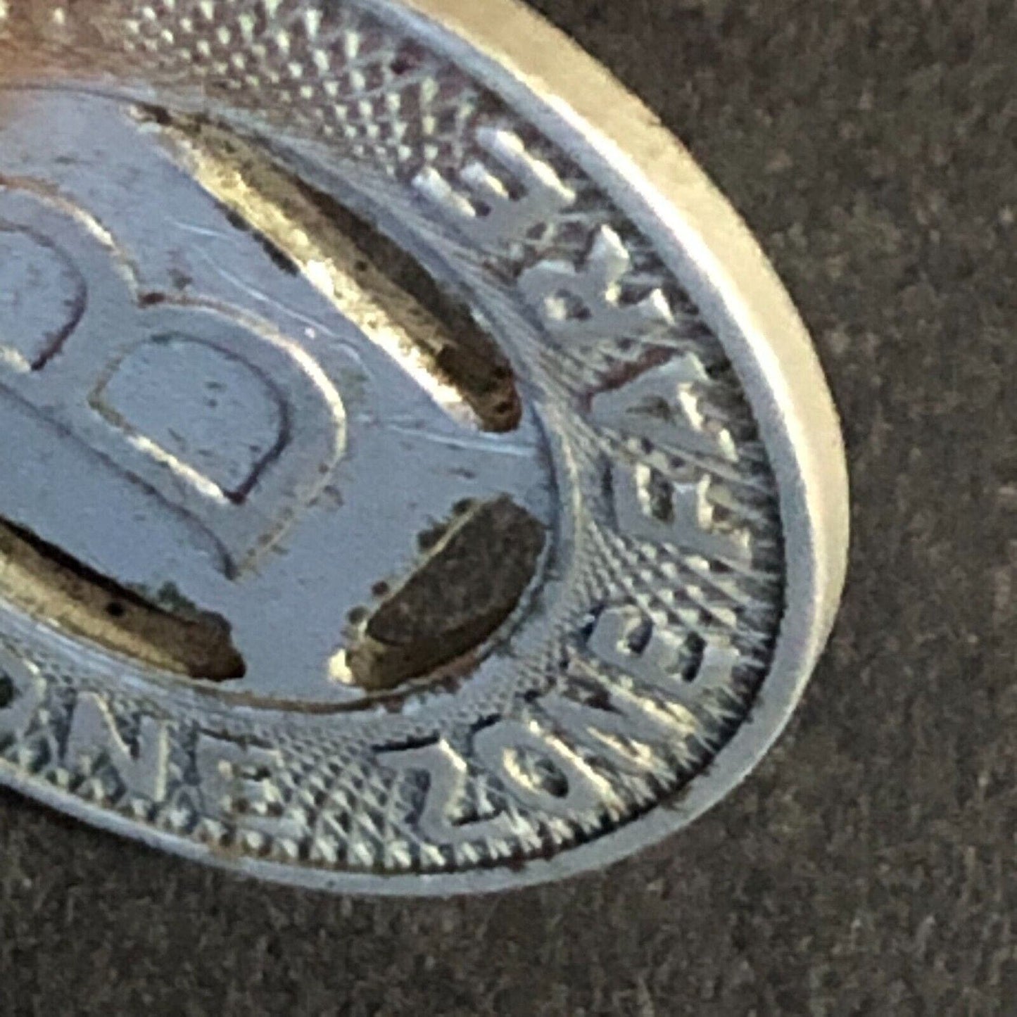Beaver Valley Motor Coach Co. (PA) WM G/F One Zone Fare Token 20mm c1950