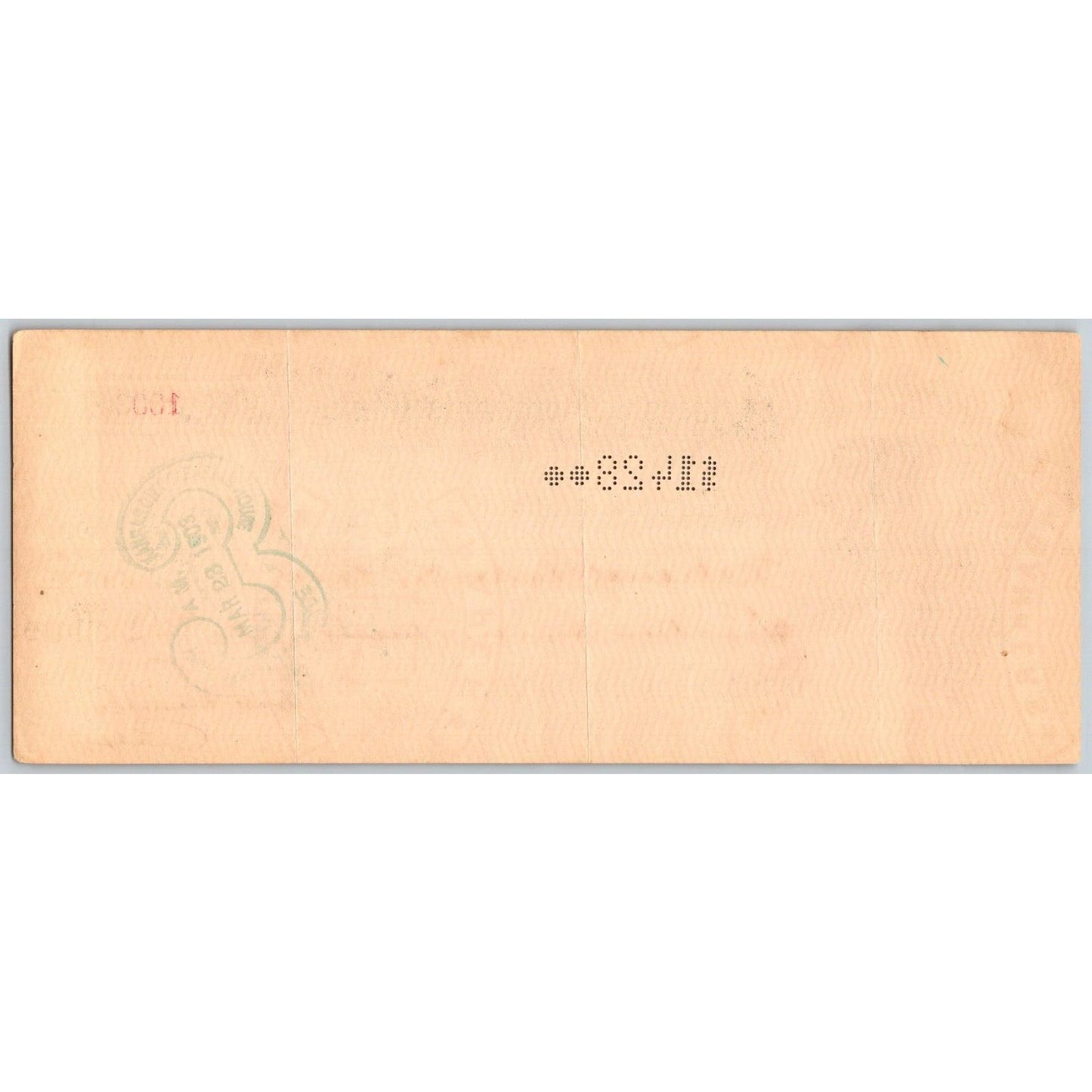 Catoosa, OK 1903 Indian Territory Farmers Merchants Bank Check Eagle Scarce