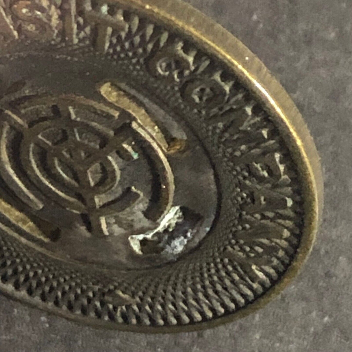 Miami Transit Company Brass Transit Token 22.80mm - w/ No Given Value