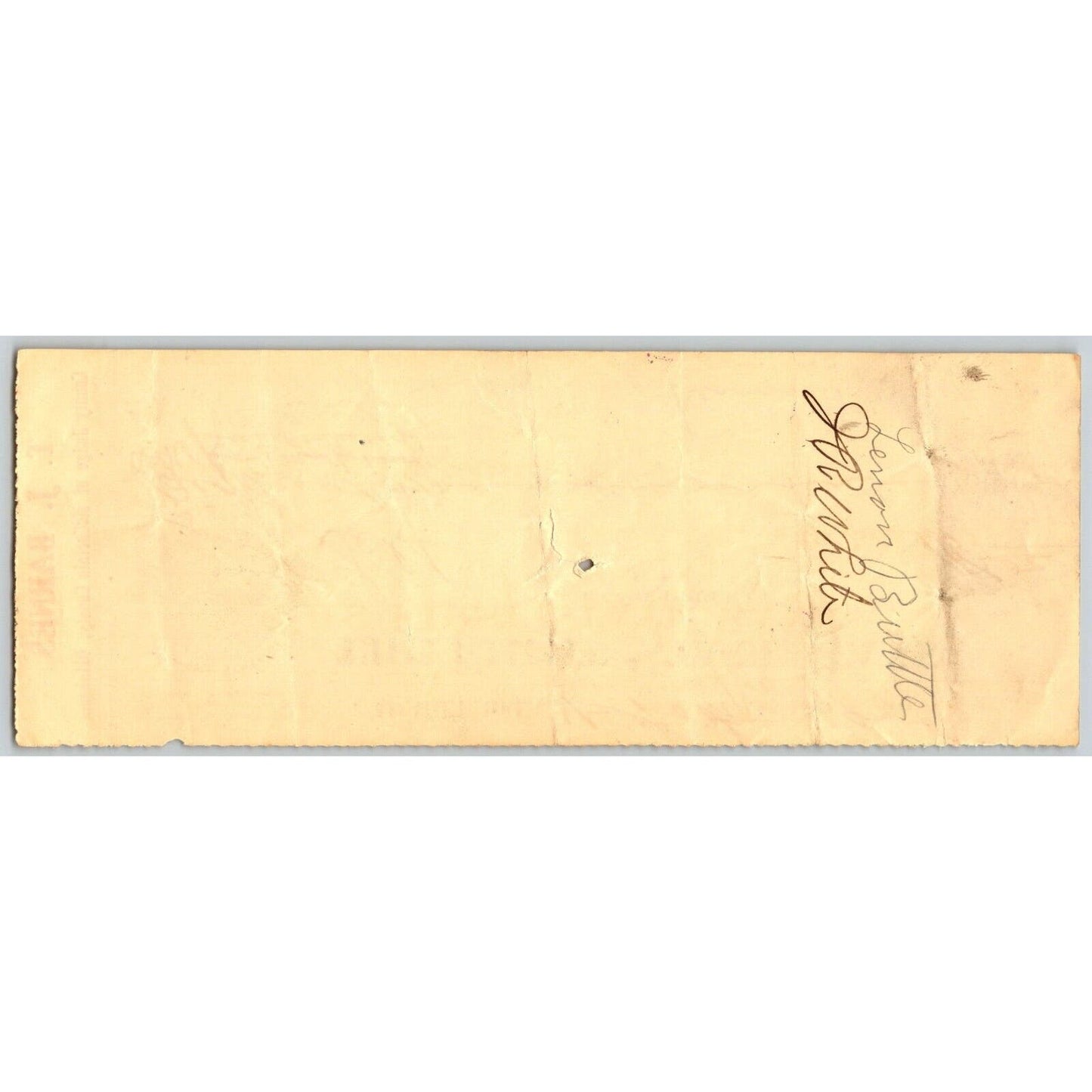 Idabel, Oklahoma 1909 T. J. Barnes County Judge First State Bank Check - Scarce