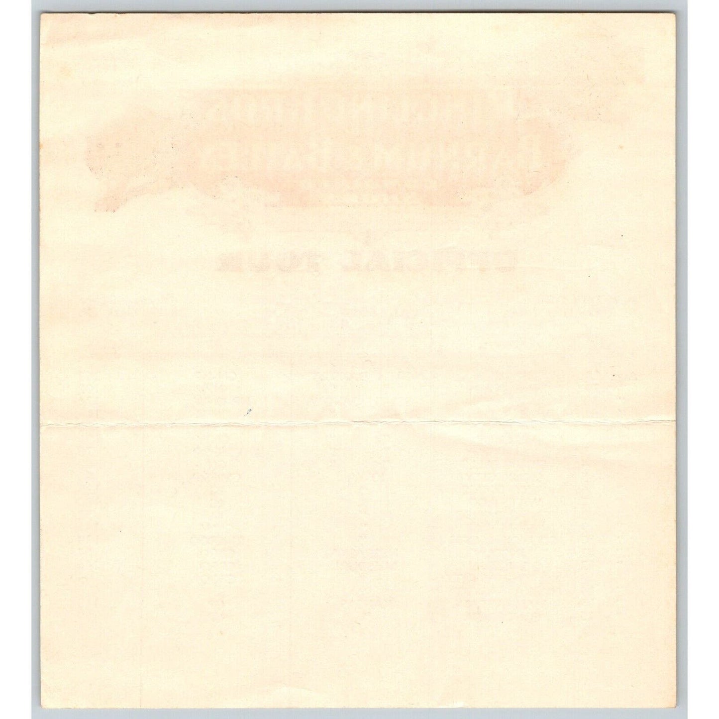 1950 Ringling Bros Barnum Bailey Circus Route Card Yankton Cedar Rapids Lincoln