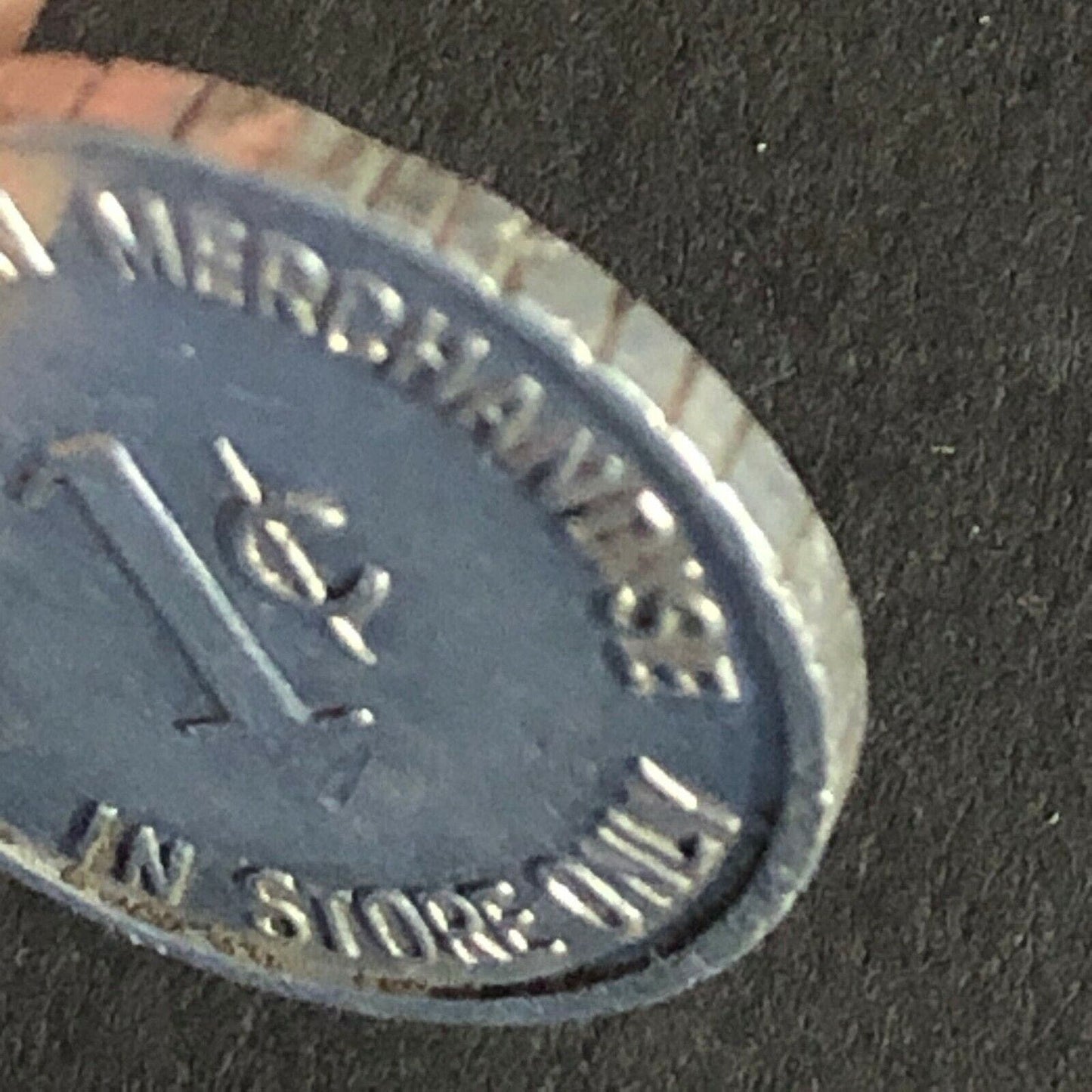 Eastern Tire Co. Lackawanna, NY 1c Redeemable on Merchandise Alum Token 22.25mm