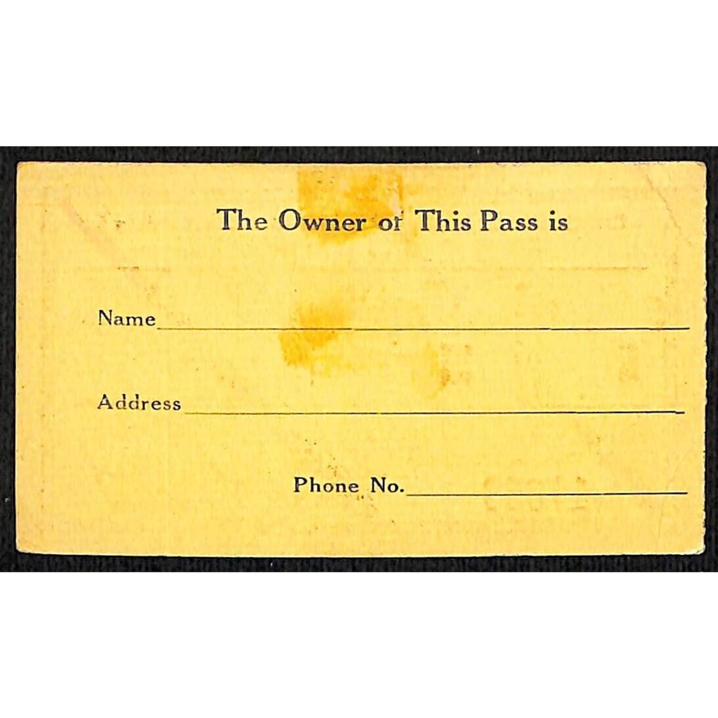 Des Moines Railway Company 1931 Sept. Weekly Pass Fare Ticket #17858