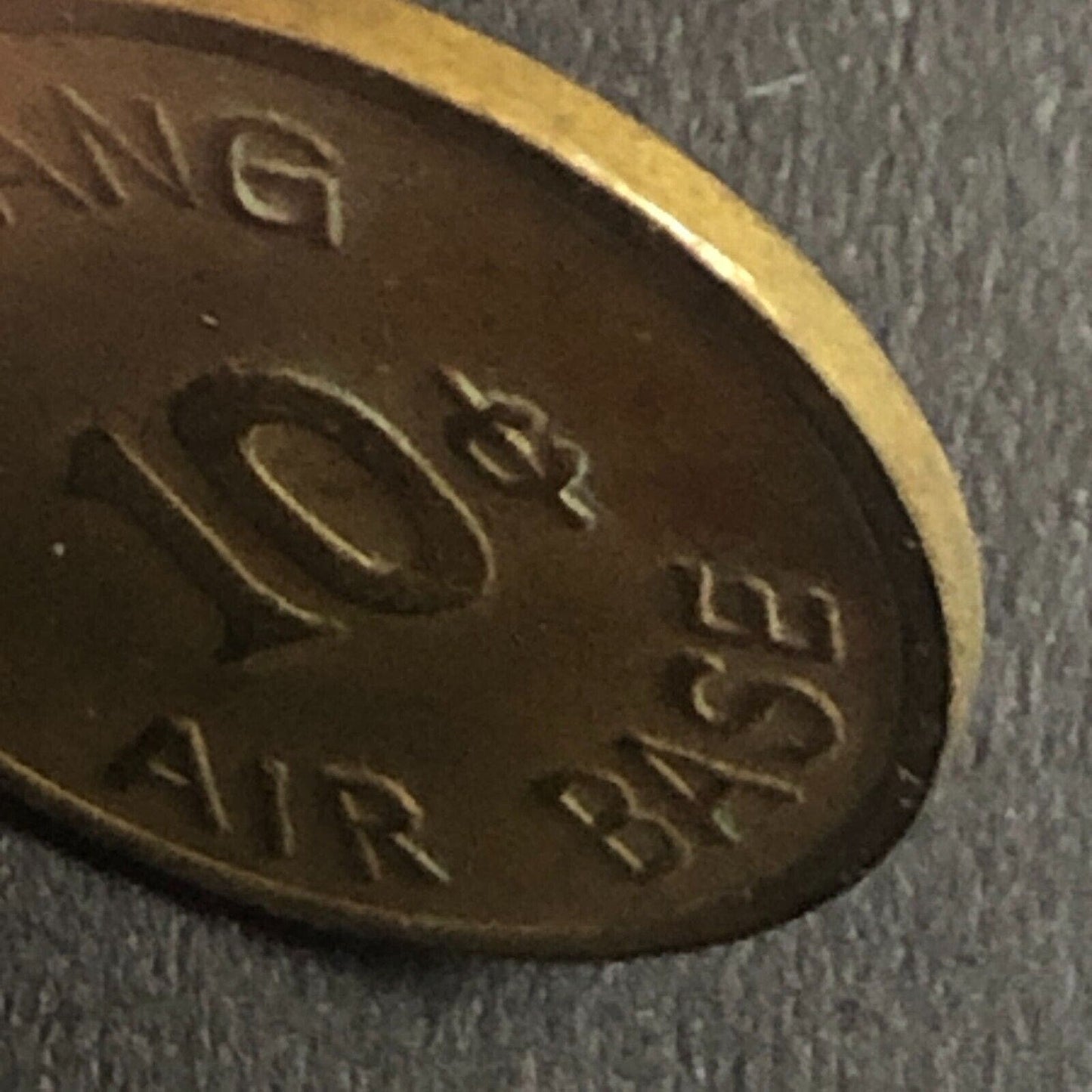 Vietnam Trade Token Military (Danang) Air Base 10c 17.7mm