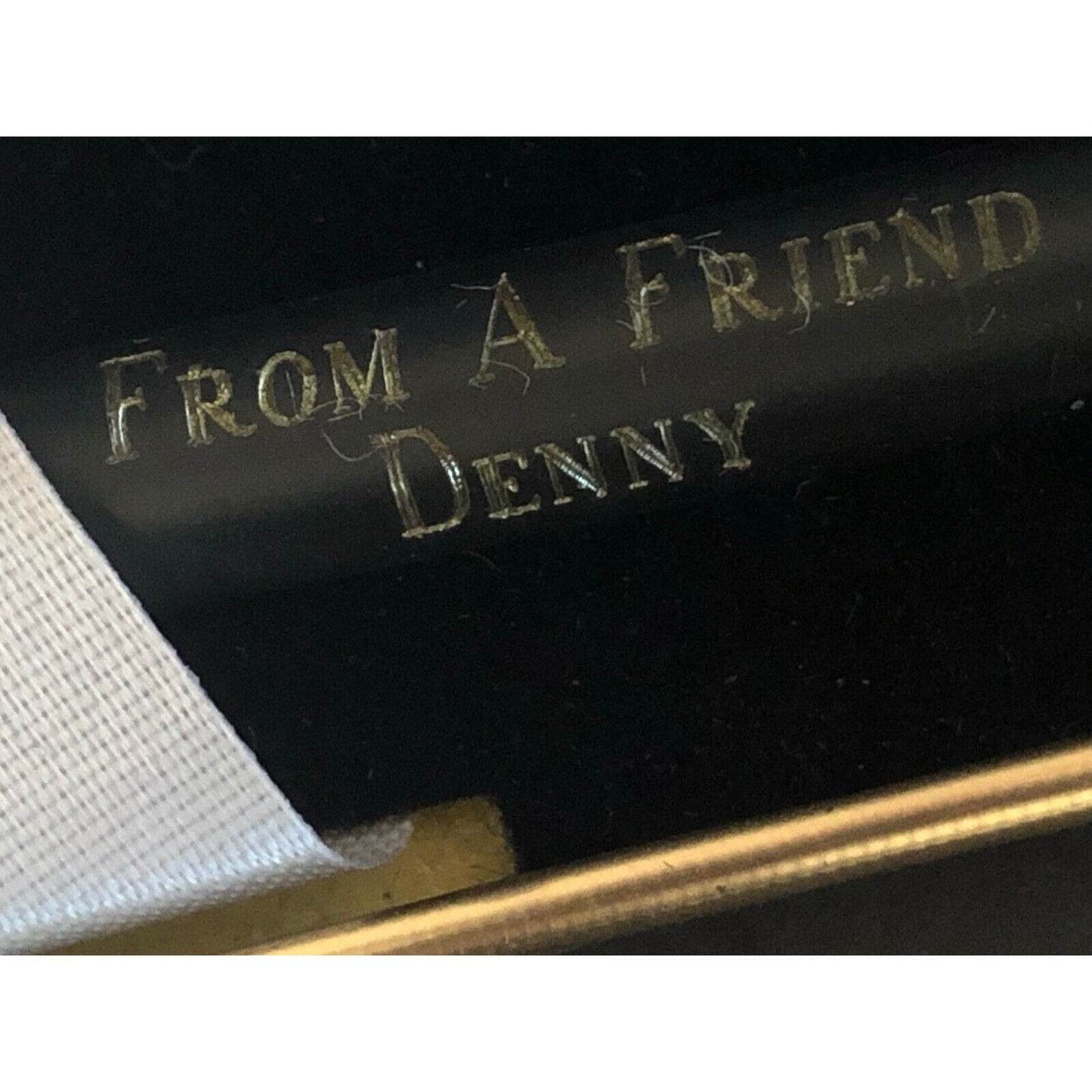 c1970's-80's Fabrini Presidential Pen & Push Top Pencil Set w/ Org Case "Denny"