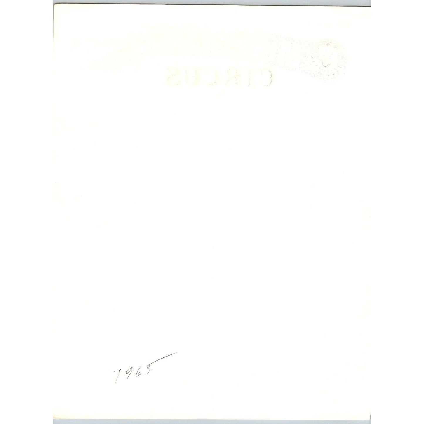 Miller Bros. 3 Ring Circus Letterhead "Greatest Fund Raising" Clown c1965 Scarce