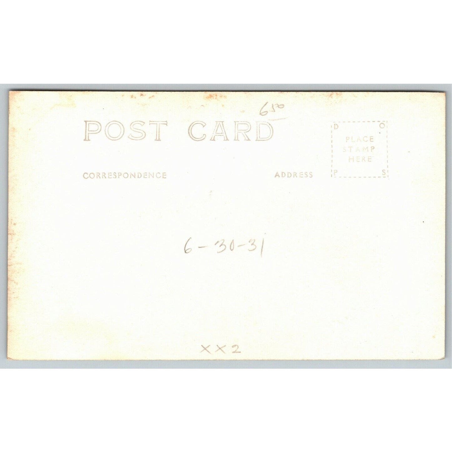 Vintage Glossy RPPC* Hollywood Bowl Postcard Empty - Near Shell c1931 NP