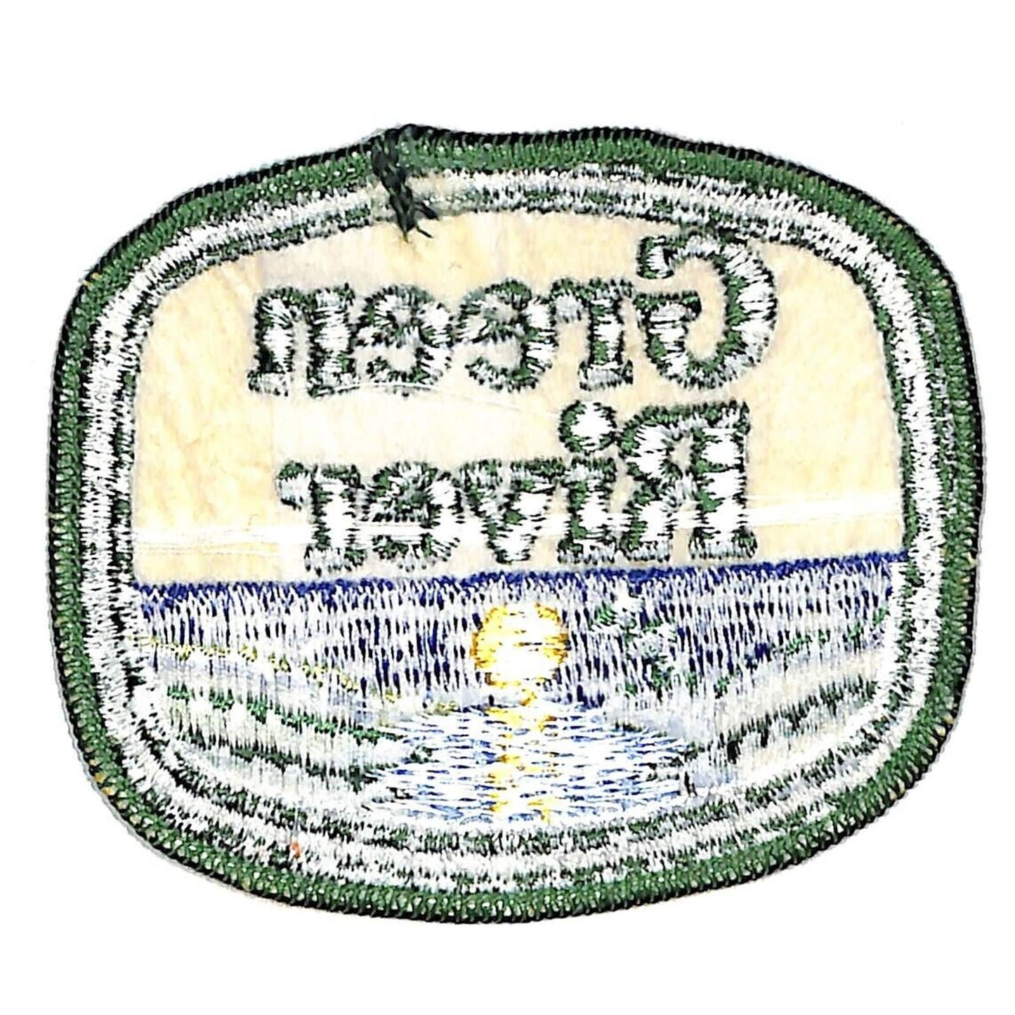 Green River Beverages Embroidered Soda Patch c1950's VGC Scarce