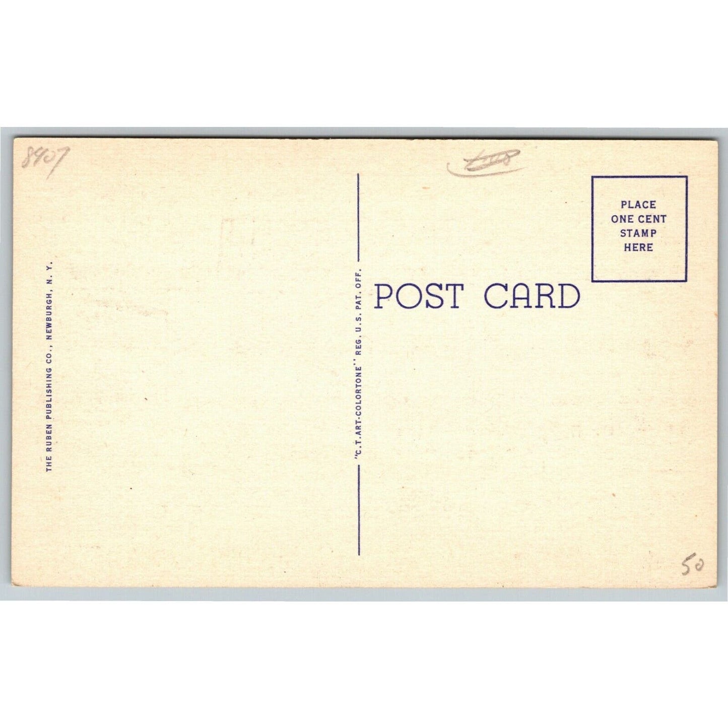 Vintage Linen Postcard Community Center, Bronx River Parkway White Plains, NY