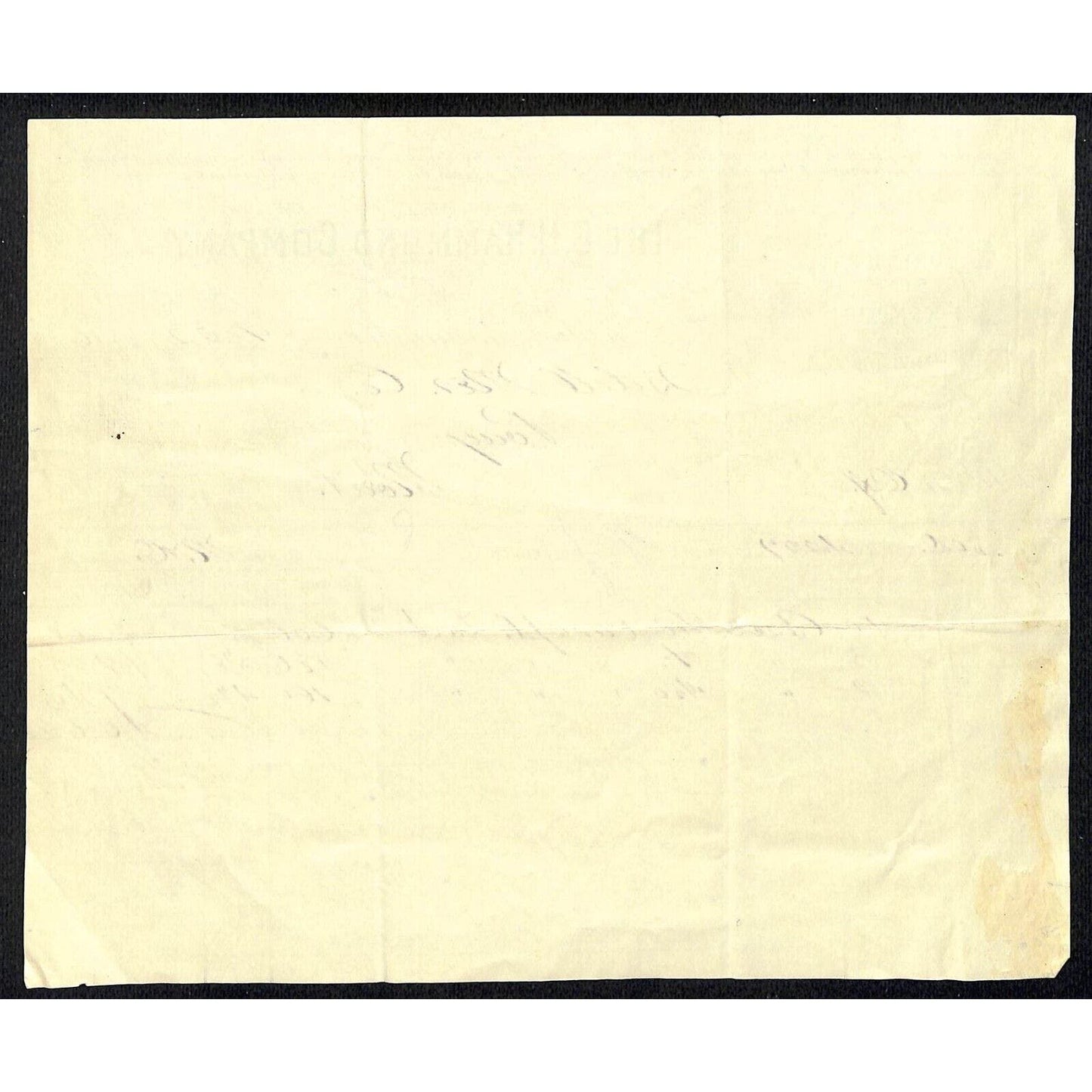 South Omaha, NE G.H. Hammond Co. Dressed Beef Hogs Mutton 1896 Billhead
