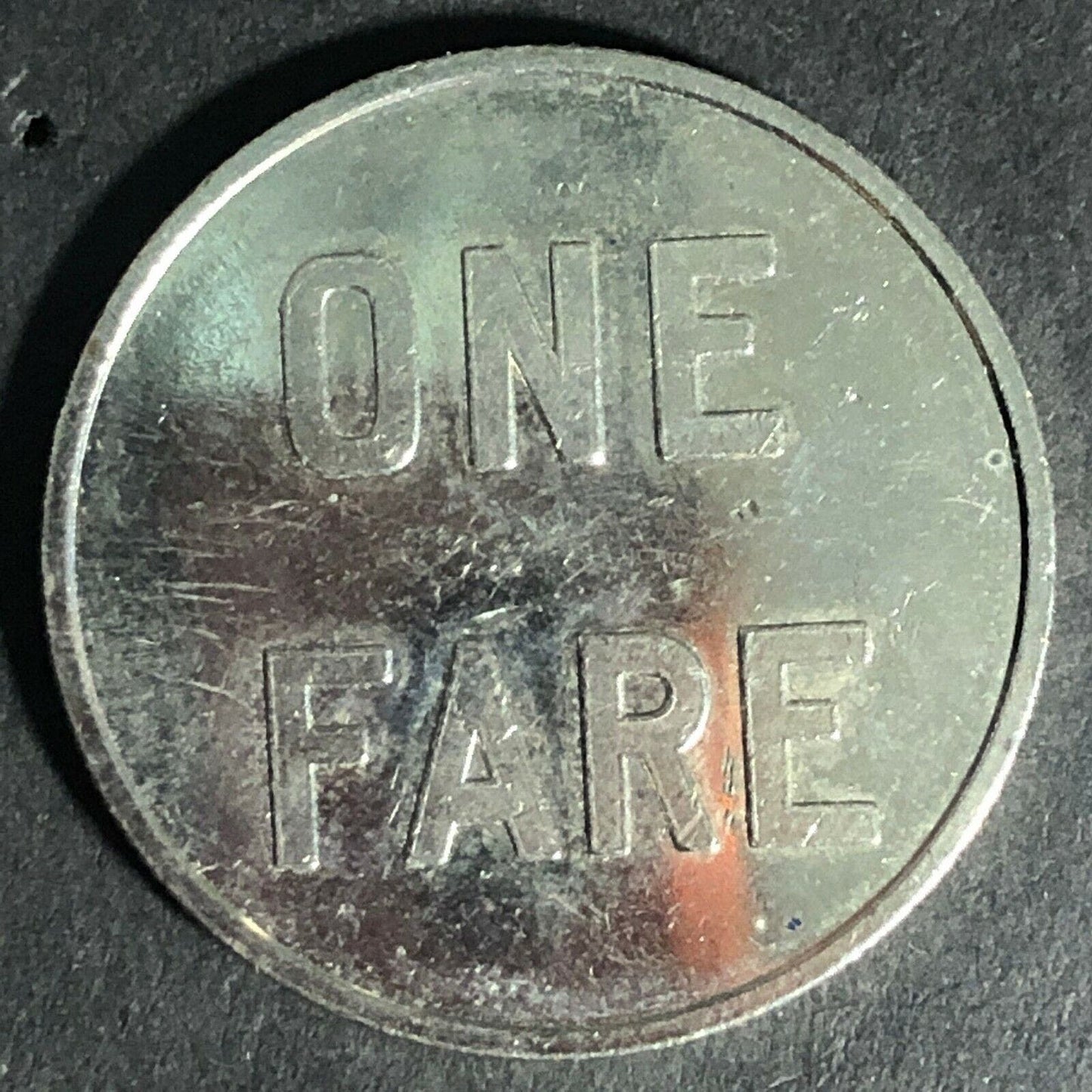 Scarce Regional Transit System RTS Gainesville, FL Plated One Fare Token 28mm