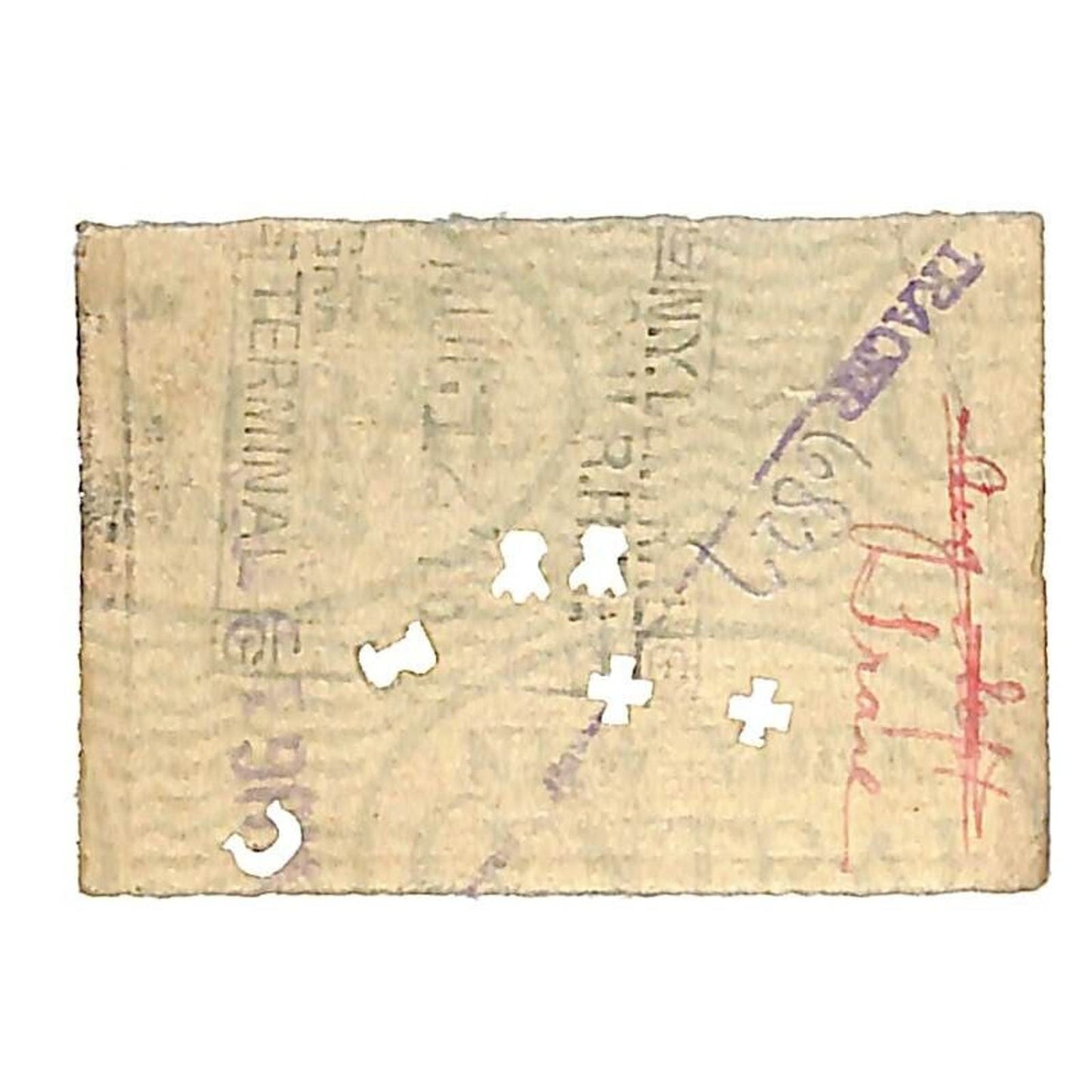 New York Central / Hudson River Railroad Ticket c1918 Chicago to St. Paul