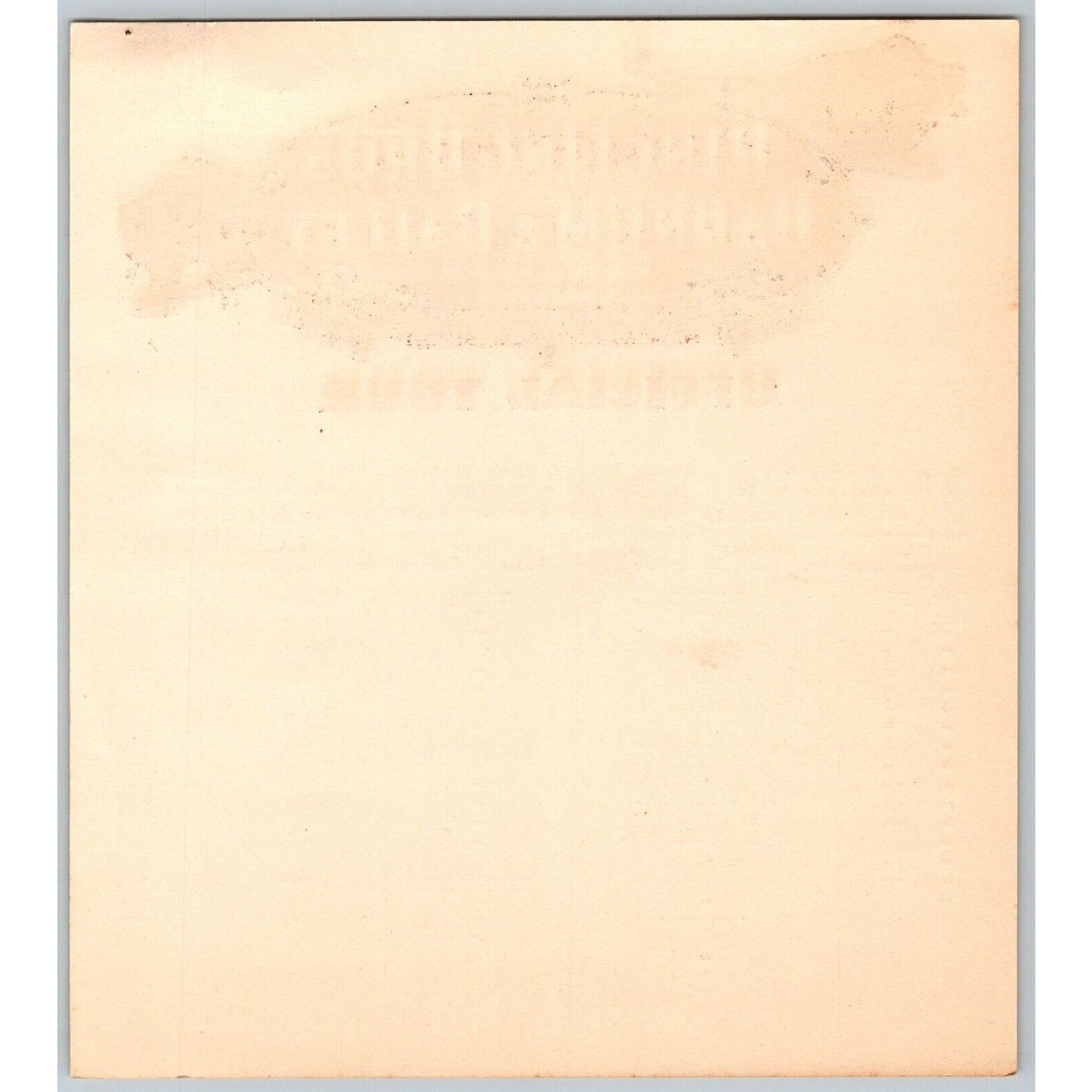 1946 Ringling Bros Barnum Bailey Circus Route Card Dallas Houston New Orleans