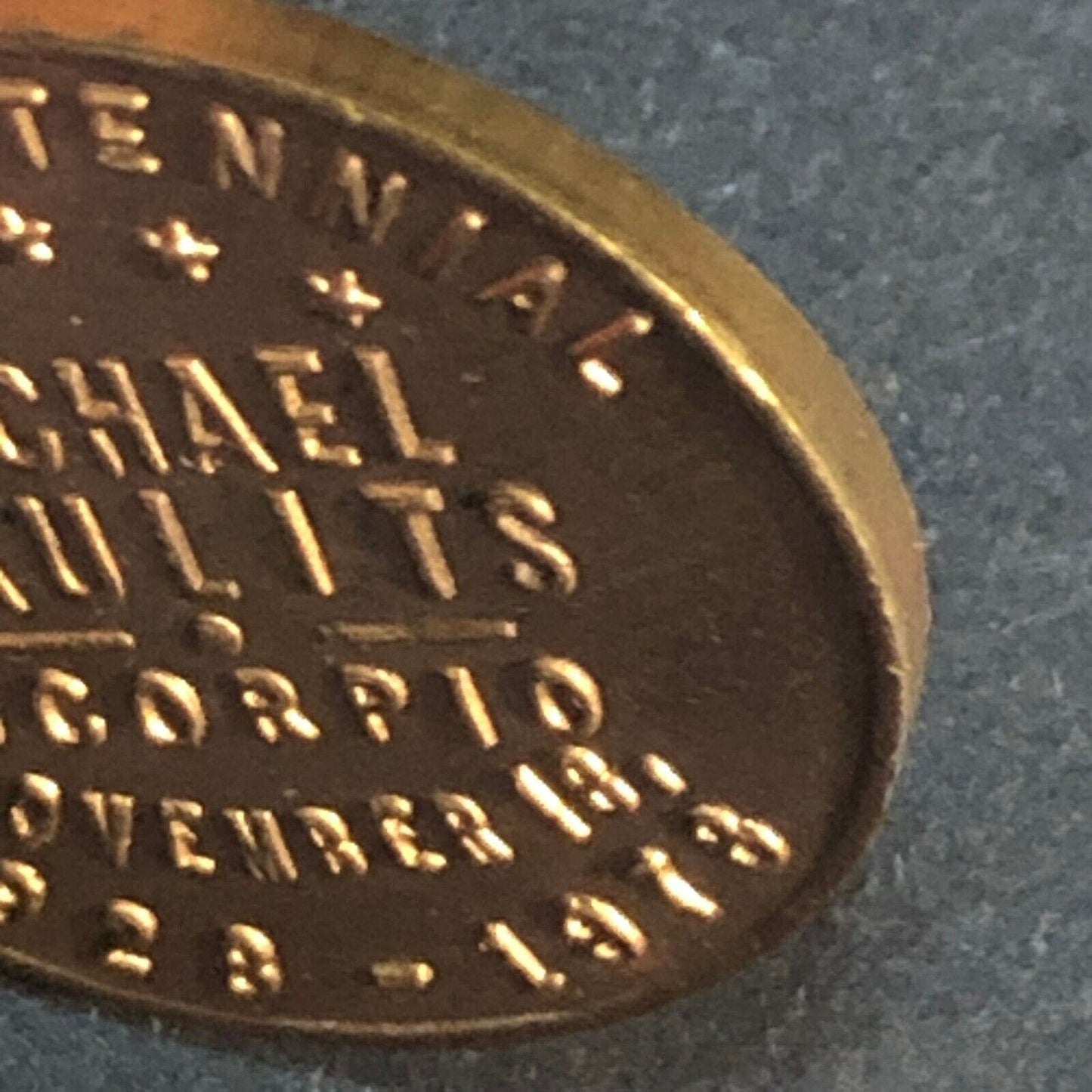 Michael Paulits (50th Birthday) Custom Token 1978 20mm VGC