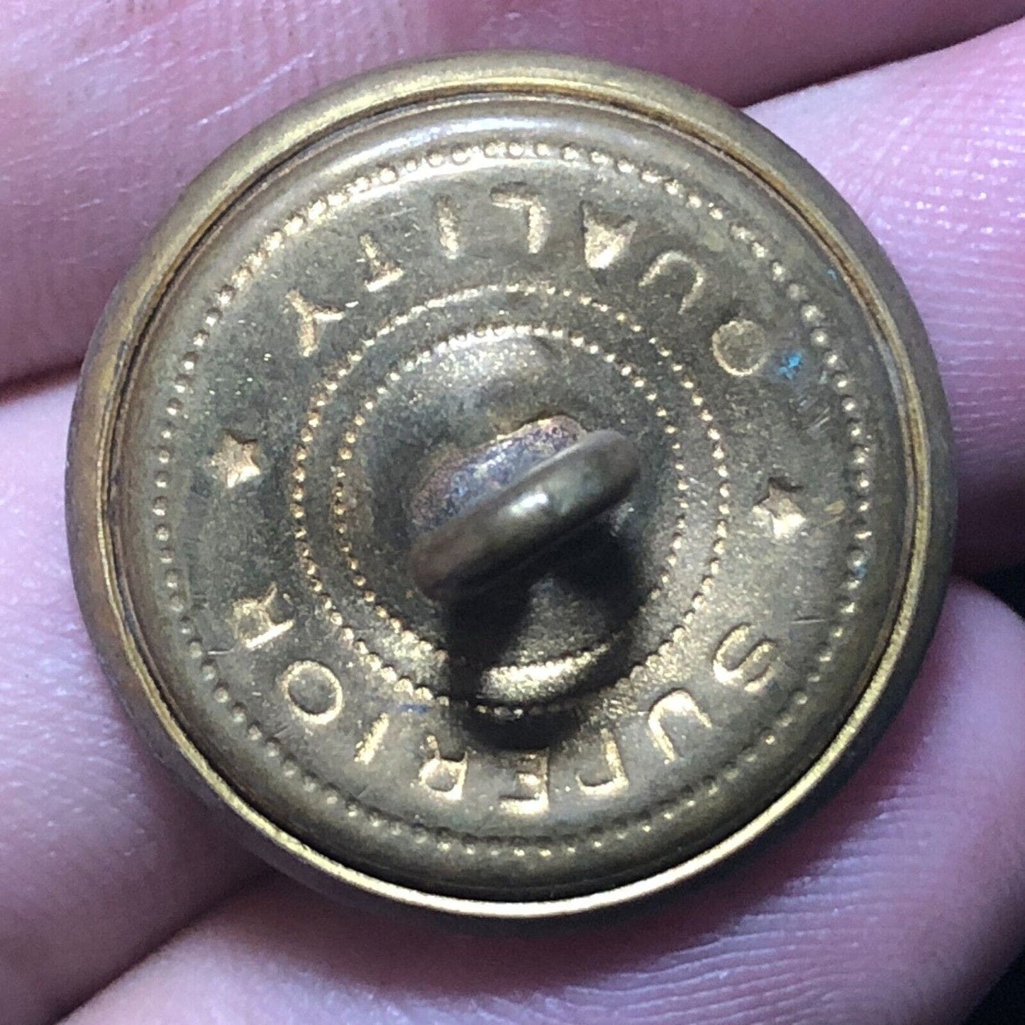 Pullman Railroad Uniform Button Brass 3/4" Flat - Superior Quality