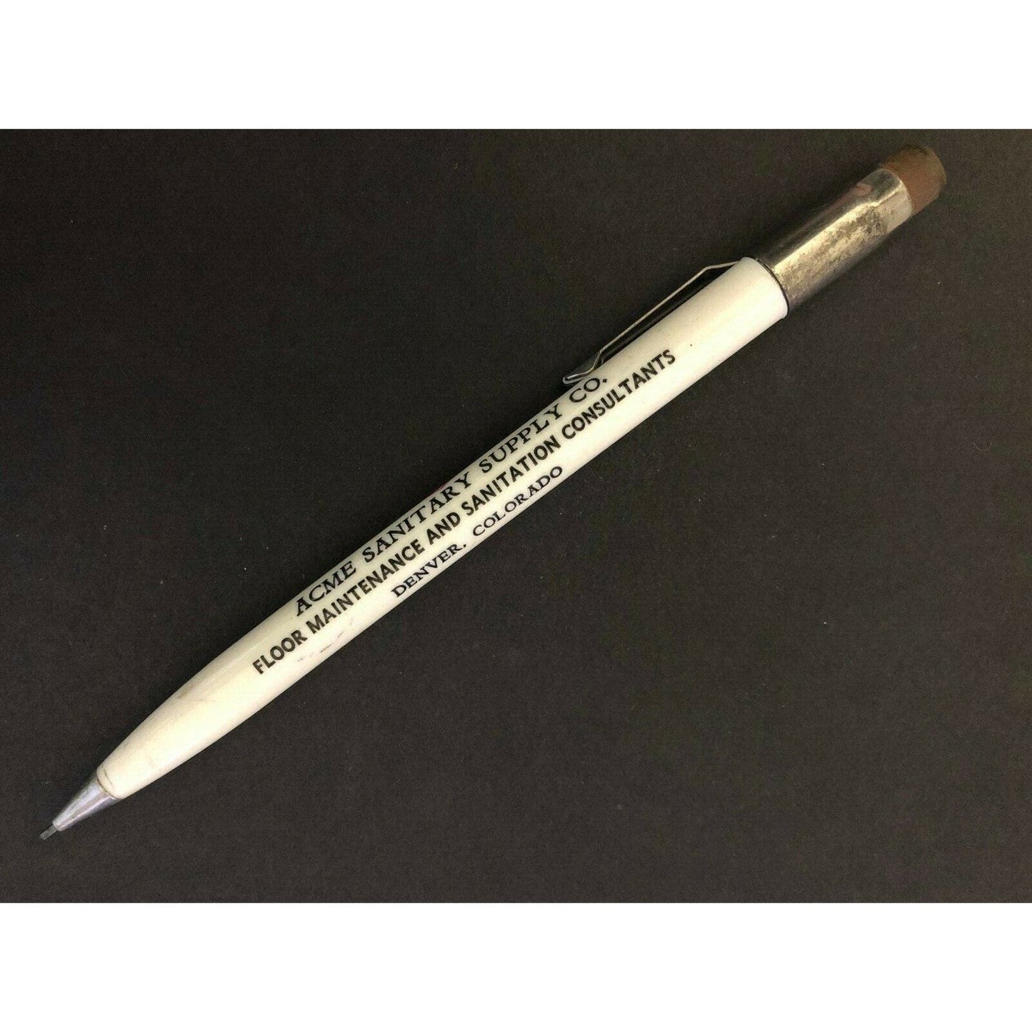 c1940's-50's Acme Sanitary Supply Denver, CO Mechanical Advertising Pencil