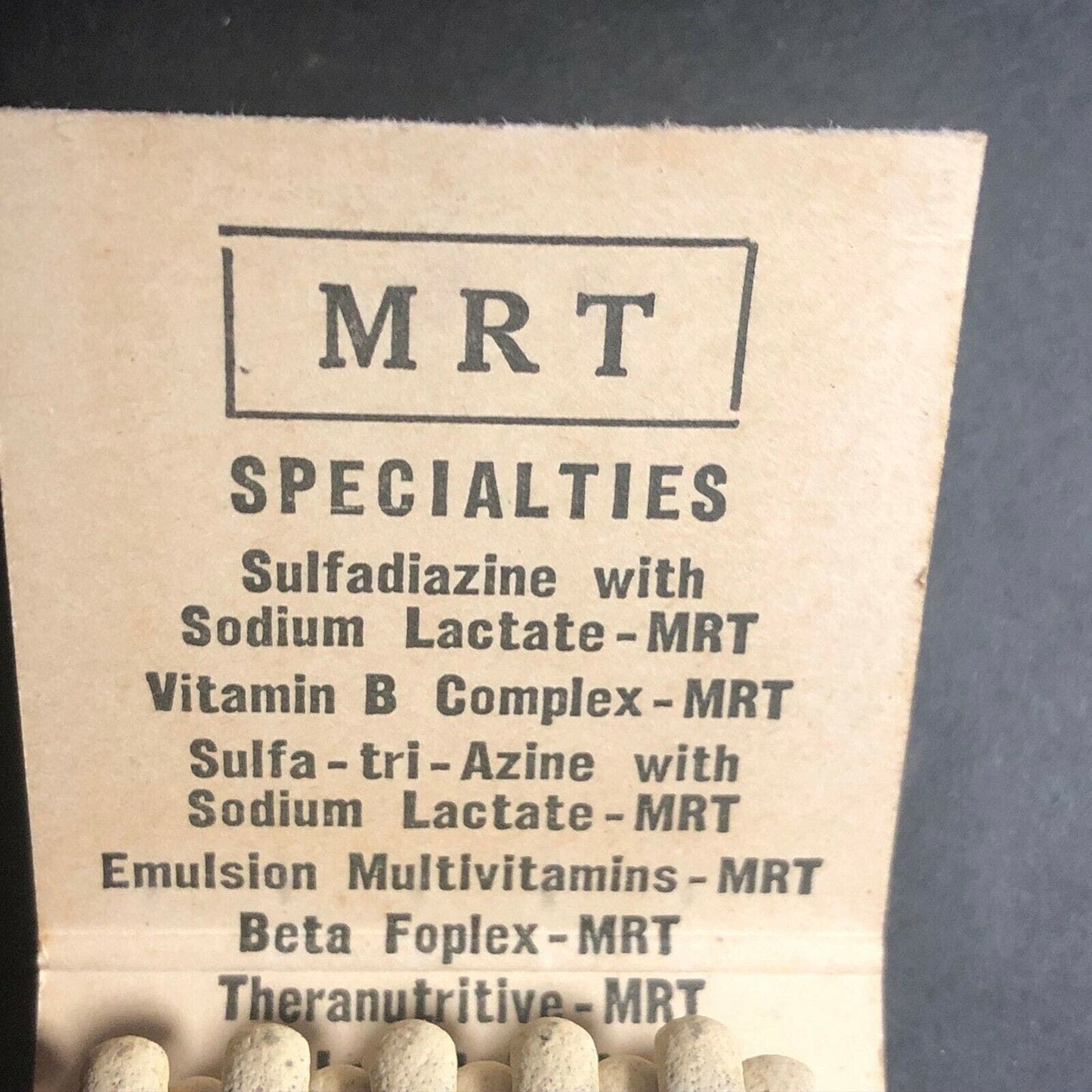 60's-70's Full Matchbook "Marvin R. Thompson Inc" MRT Stamford, CT