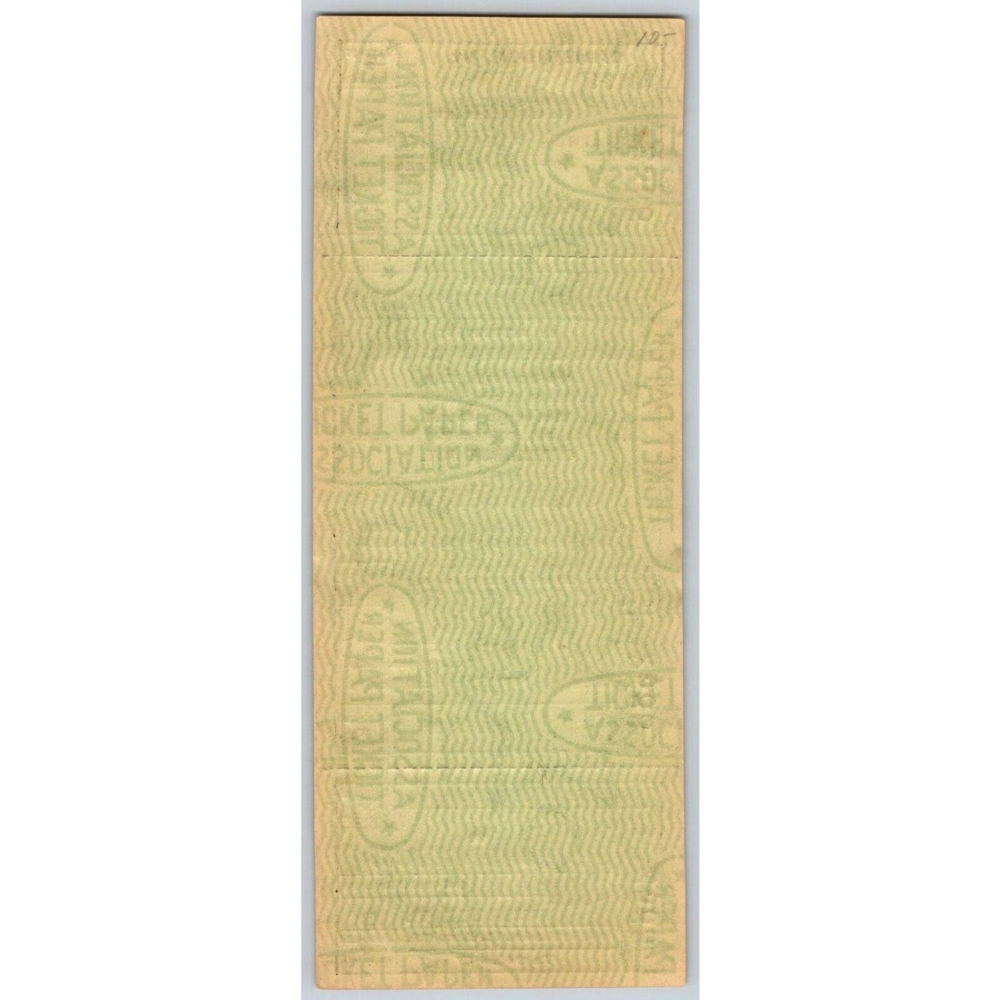 St. Johnsbury & Lake Champlain Railroad Cambridge Jct. Unused Ticket #2588