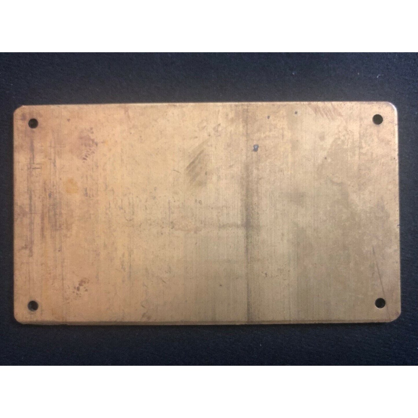 1958 Brass Lancaster Shopping Center "Antique Car Meet" Auto Show Dash Plaque