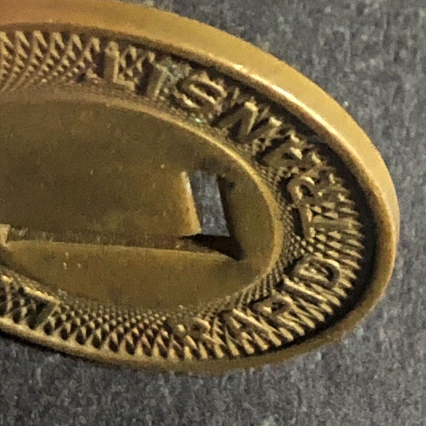 Lakewood Rapid Transit (OH) Brass G/F One Way Fare Token 23mm