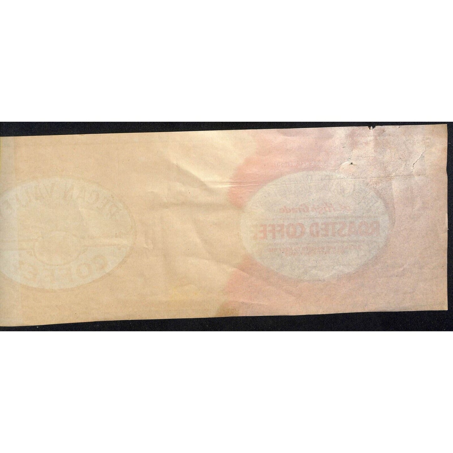 Scarce Pecan Valley Roasted Coffee Walker-Smith Brownwood, TX Paper Label c1930