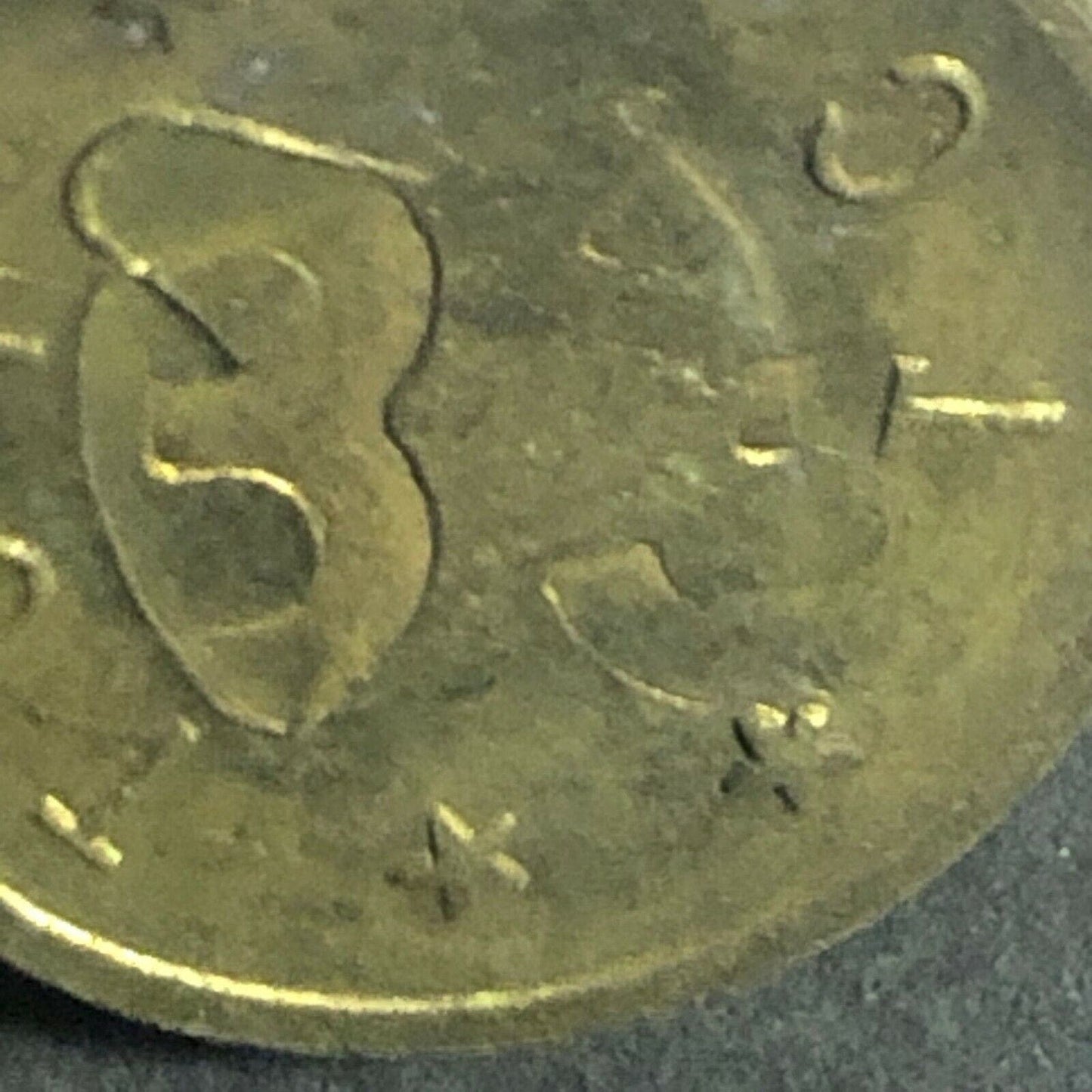Vintage 20mm Brass "Tin Cup Tavern" w/ Overstamp? St. Paul, MN Token