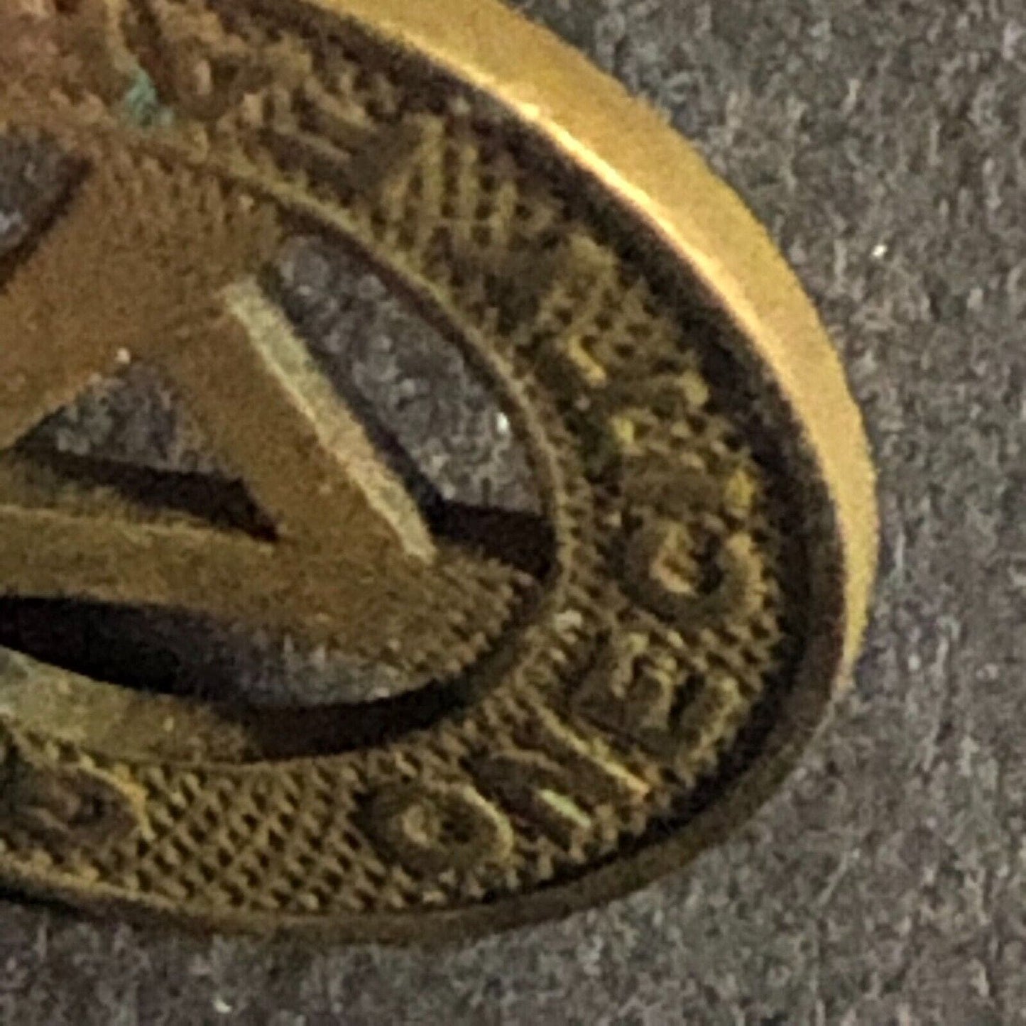 N.O. T. & L Co. Akron (Ohio) Brass G/F One City Fare Transit Token 16.4mm