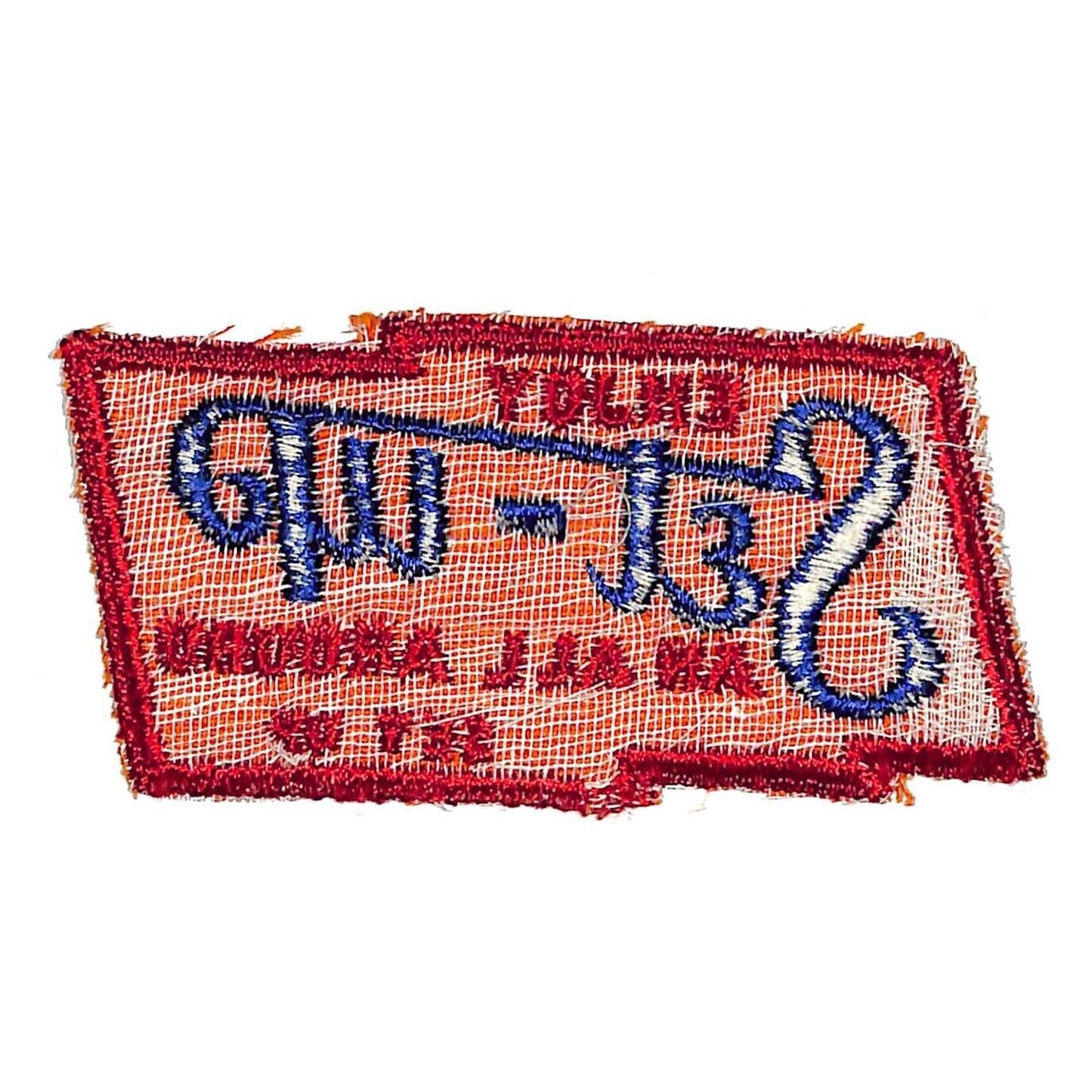 Set Up "An All Around Set Up" Embroidered Soda Patch c1940's-50's VGC Scarce