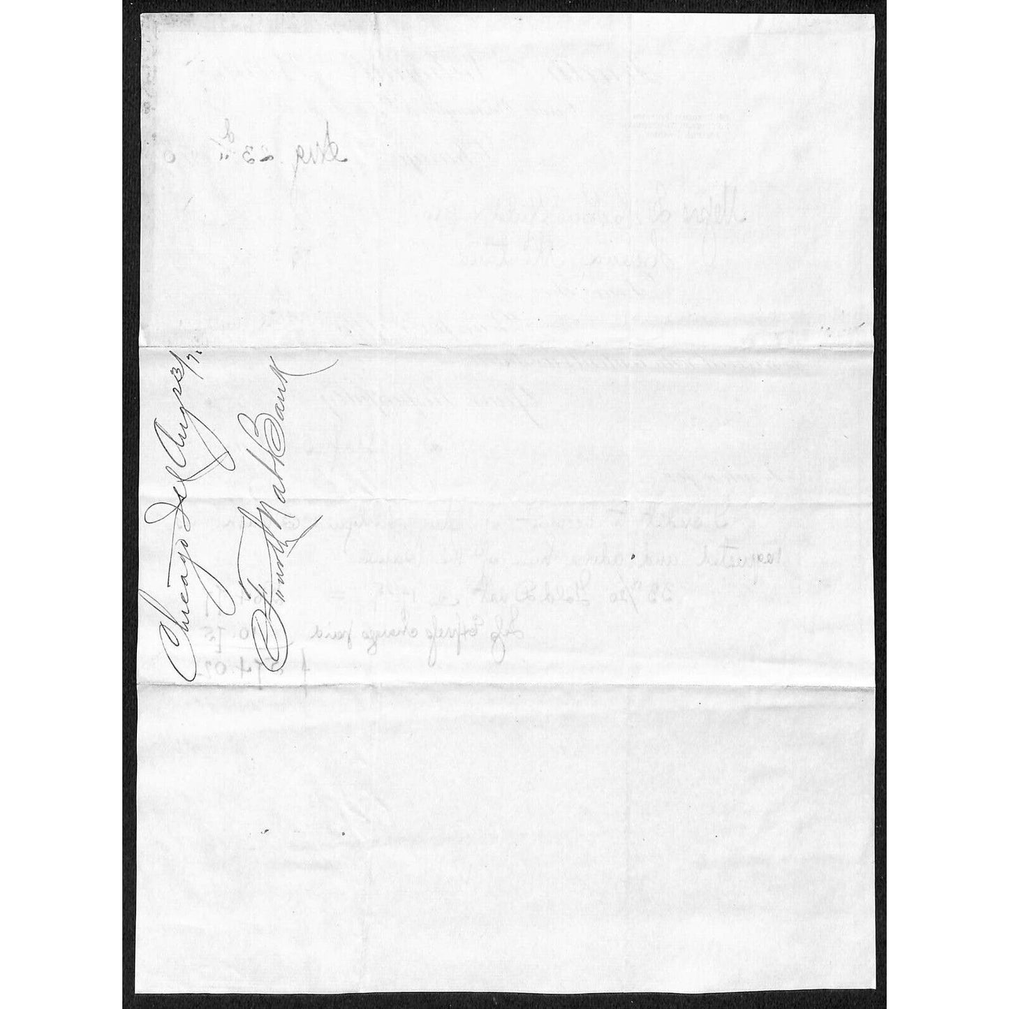 FNB Chicago 1870 Letterhead L.H. Hershfield* Helena, MT / Gold Dust Mention