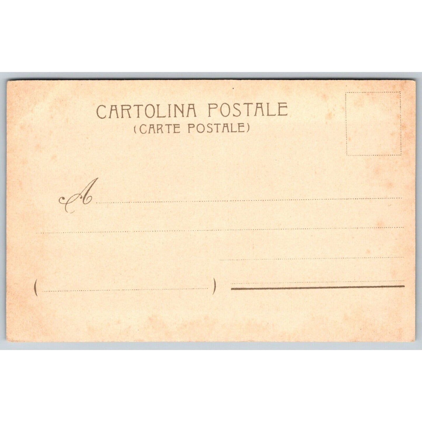 Italian Postcard "Surroundings of Naples Positano" 1901-1907 NP VGC