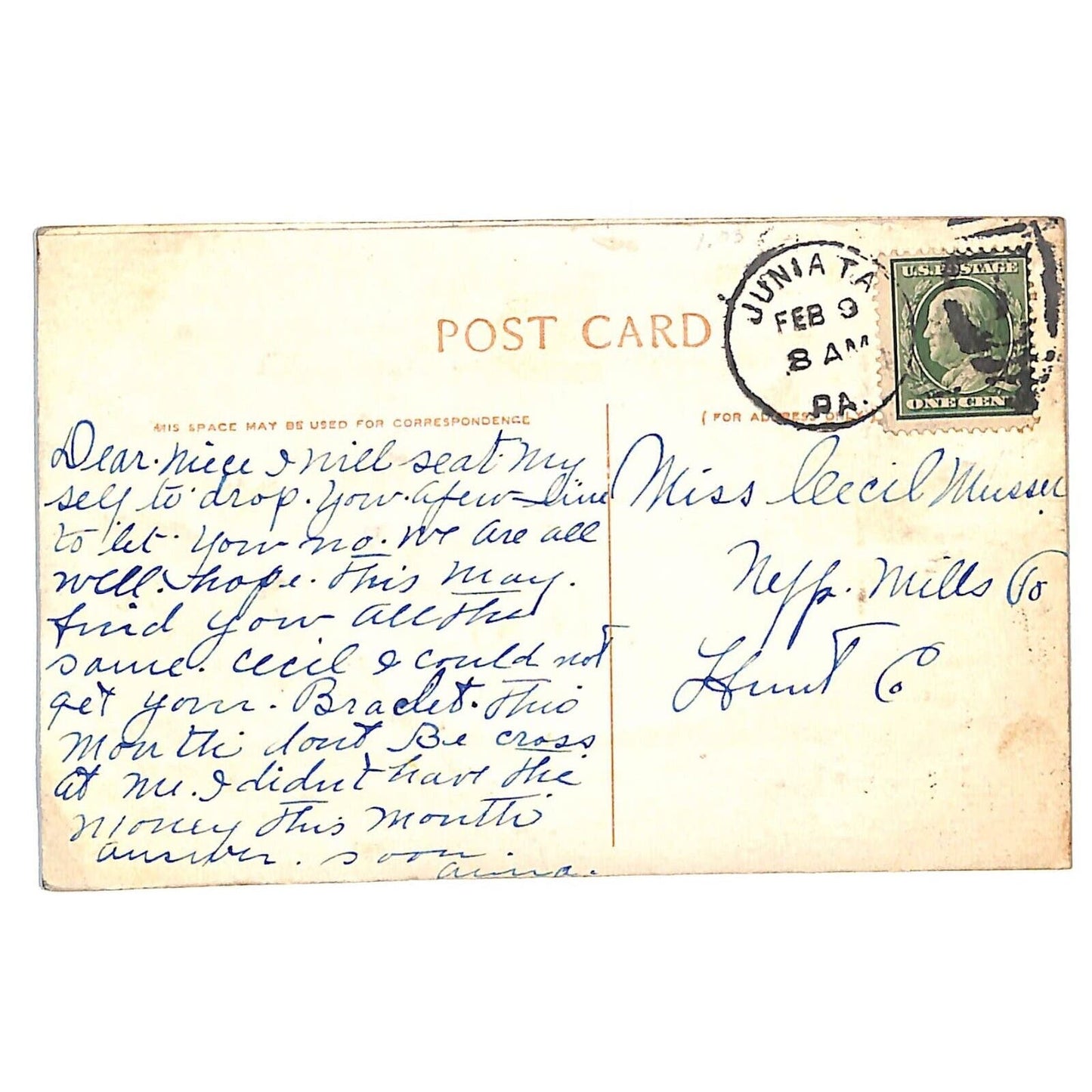 Valentine's Day Postcard "To My Valentine" Embossed / Gold & Silver Ink NP c1910