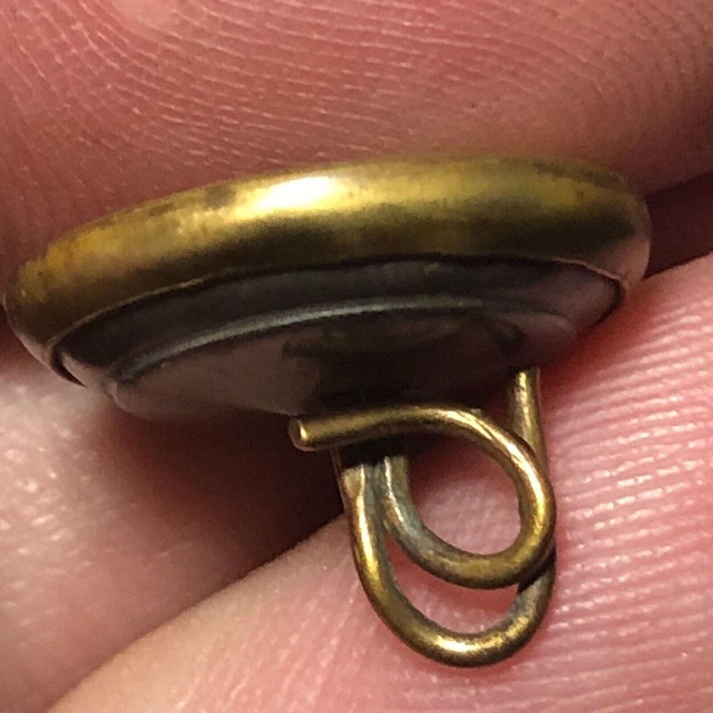 Michigan United Traction Co. MUR Railway Brass Uniform Button 1/2" Scarce